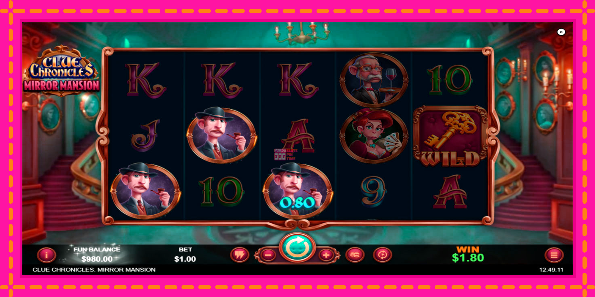 Slot machine Clue Chronicles: Mirror Mansion gratuitamente, immagine 3