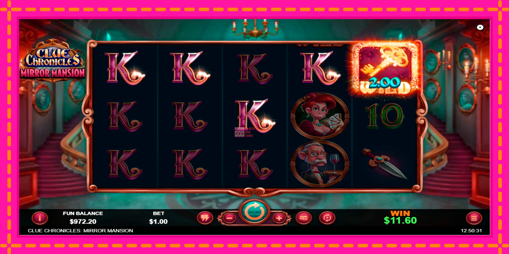 Slot machine Clue Chronicles: Mirror Mansion gratuitamente, immagine 5