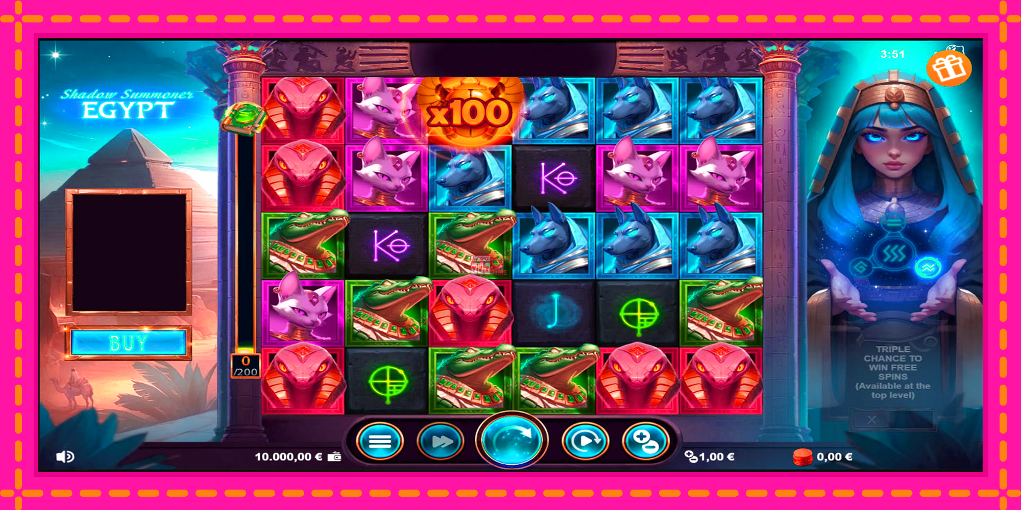 Slot machine Shadow Summoner Egypt gratuitamente, immagine 1