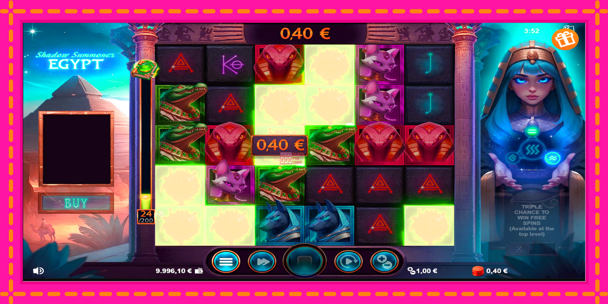 Slot machine Shadow Summoner Egypt gratuitamente, immagine 3