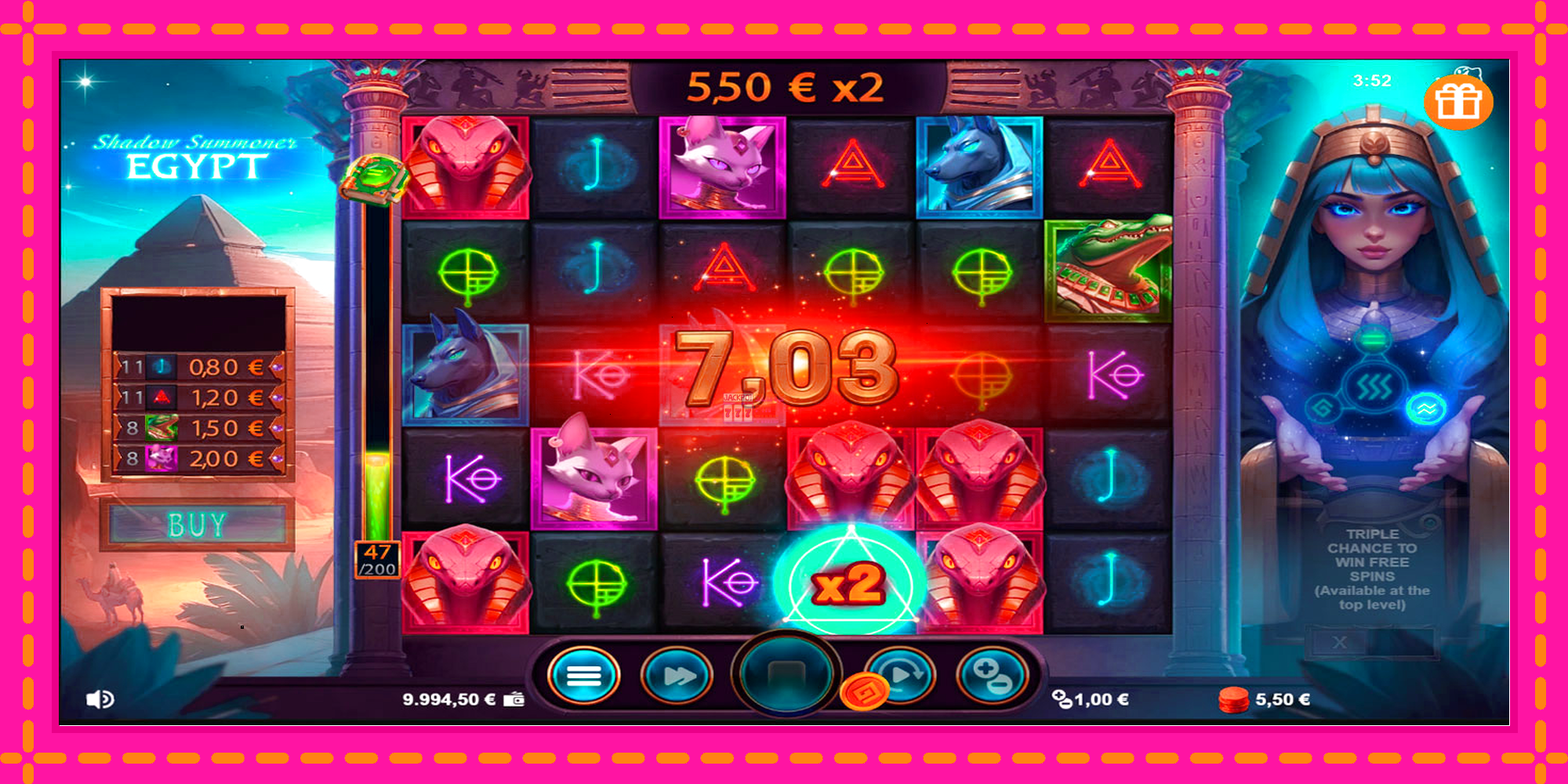 Slot machine Shadow Summoner Egypt gratuitamente, immagine 5