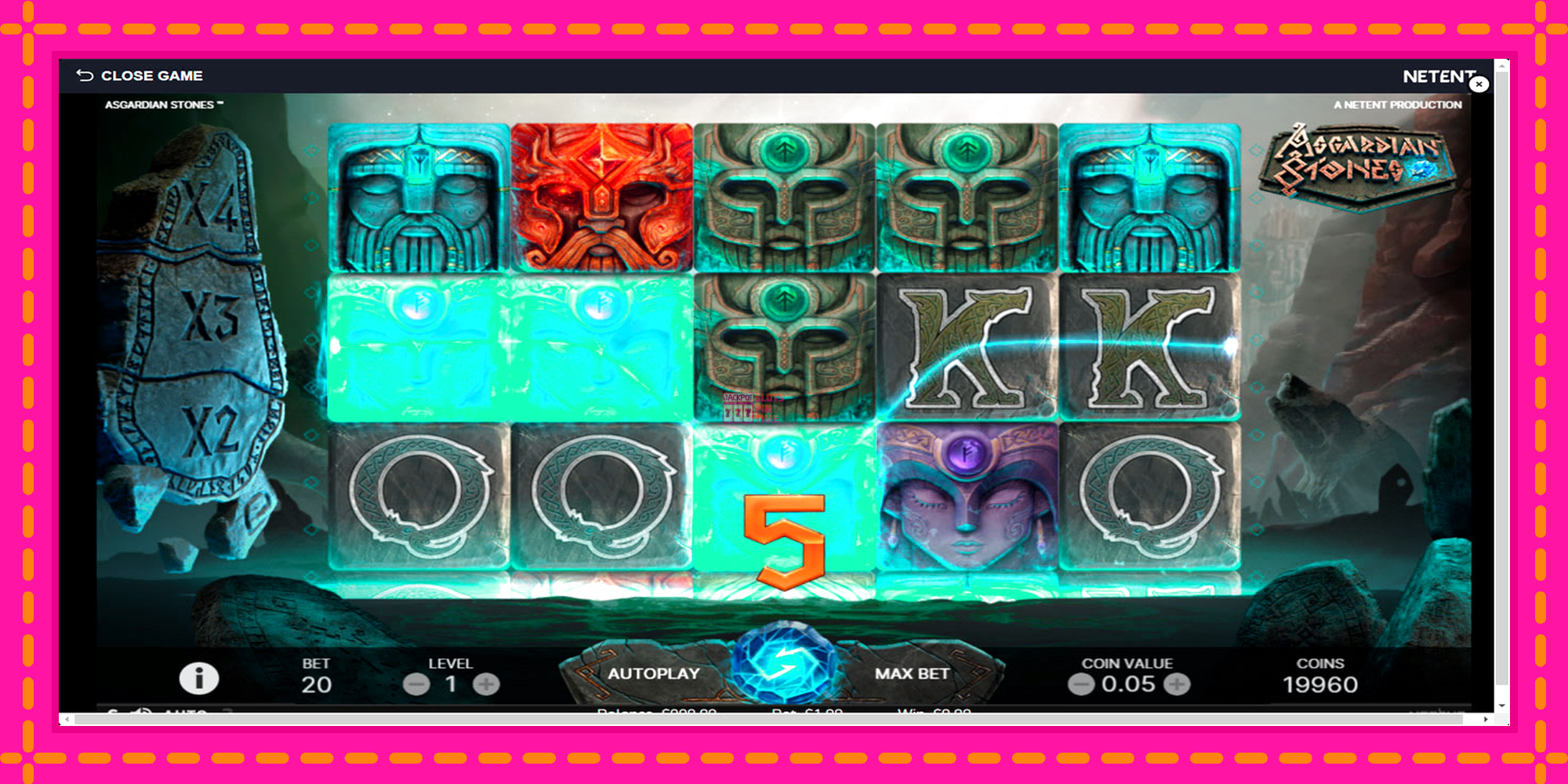 Slot machine Asgardian Stones gratuitamente, immagine 2