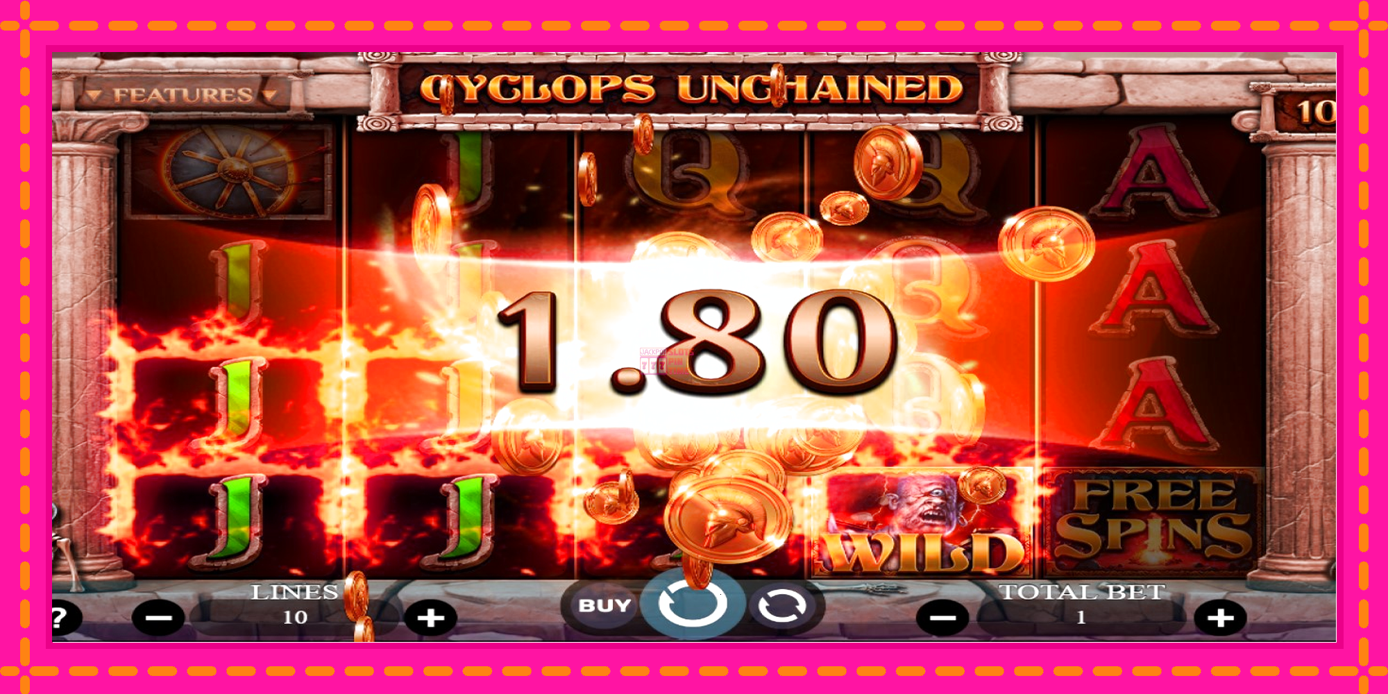 Slot machine Cyclops Unchained gratuitamente, immagine 3