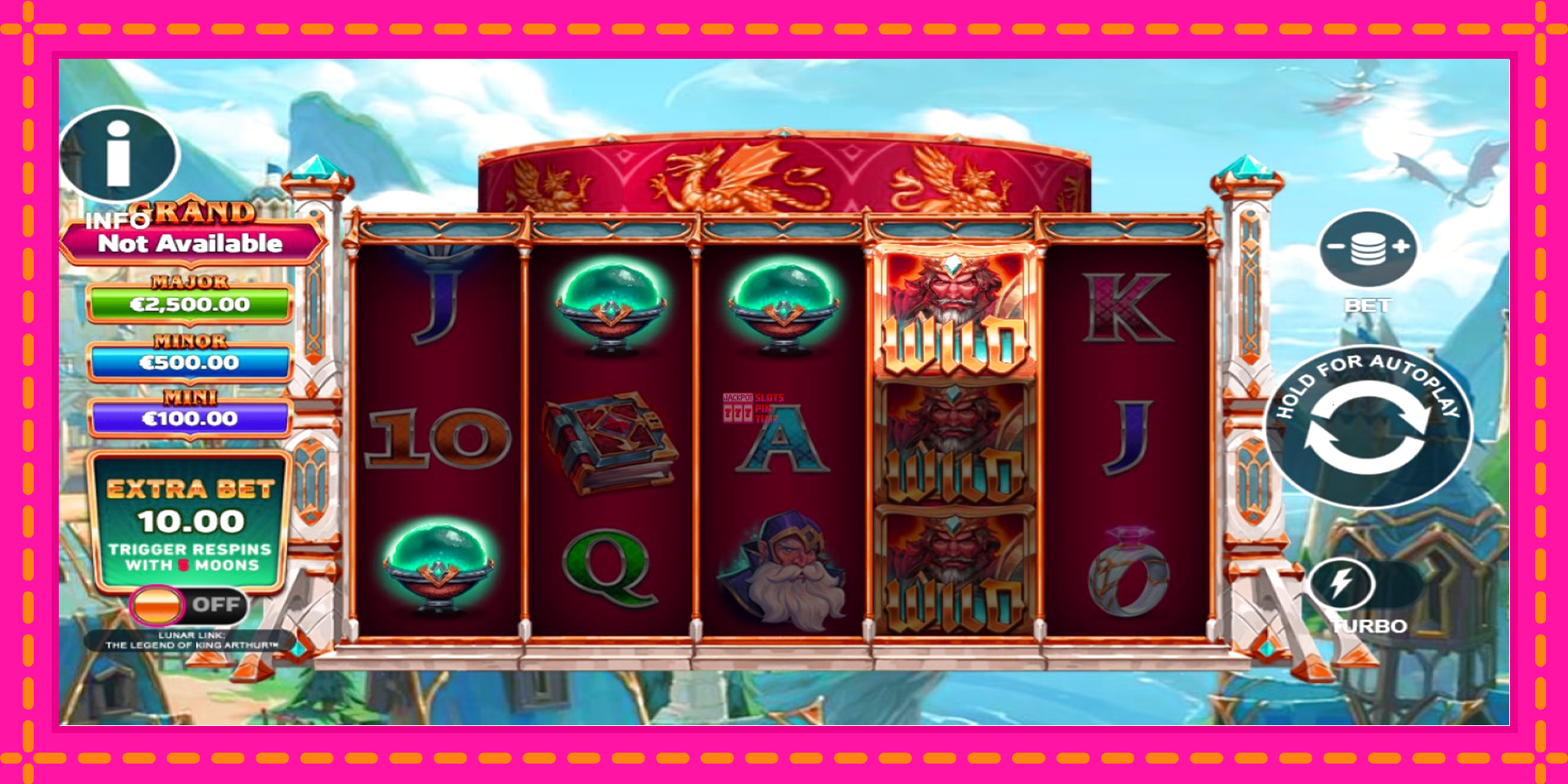 Slot machine Lunar Link: The Legend of King Arthur gratuitamente, immagine 2