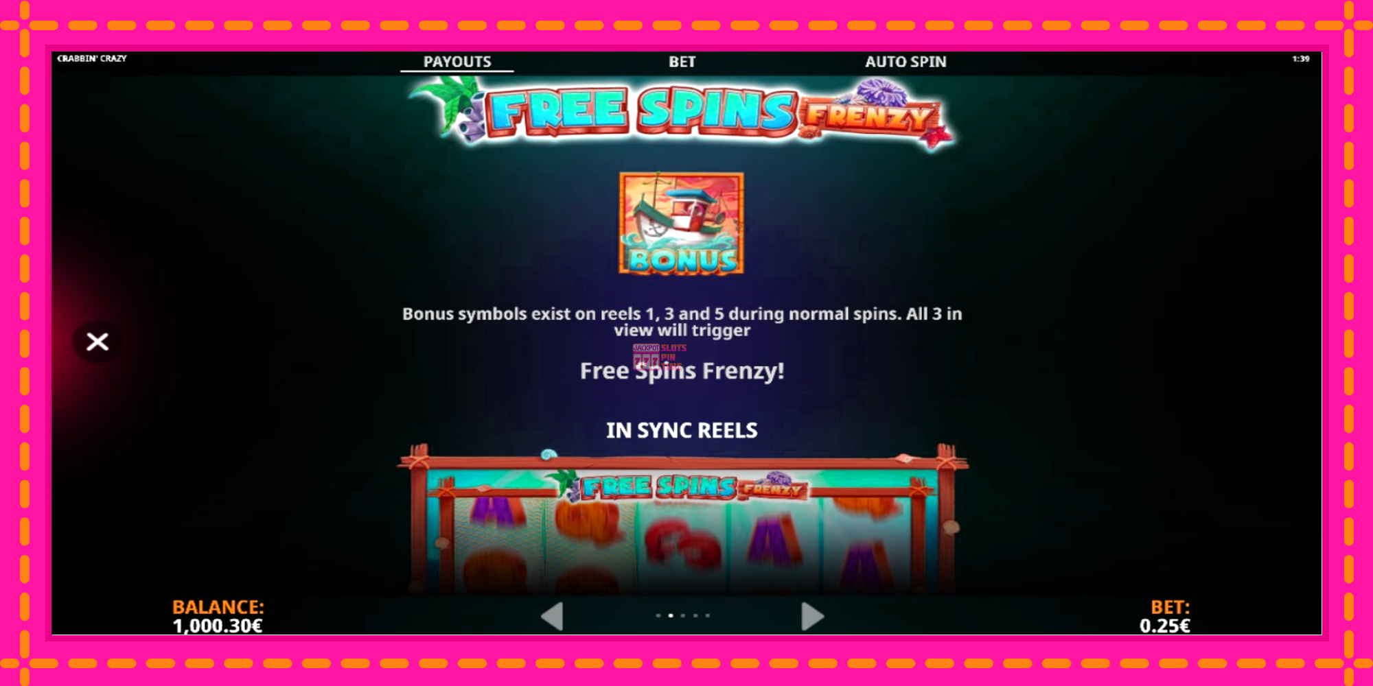 Slot machine Crabbin Crazy gratuitamente, immagine 5