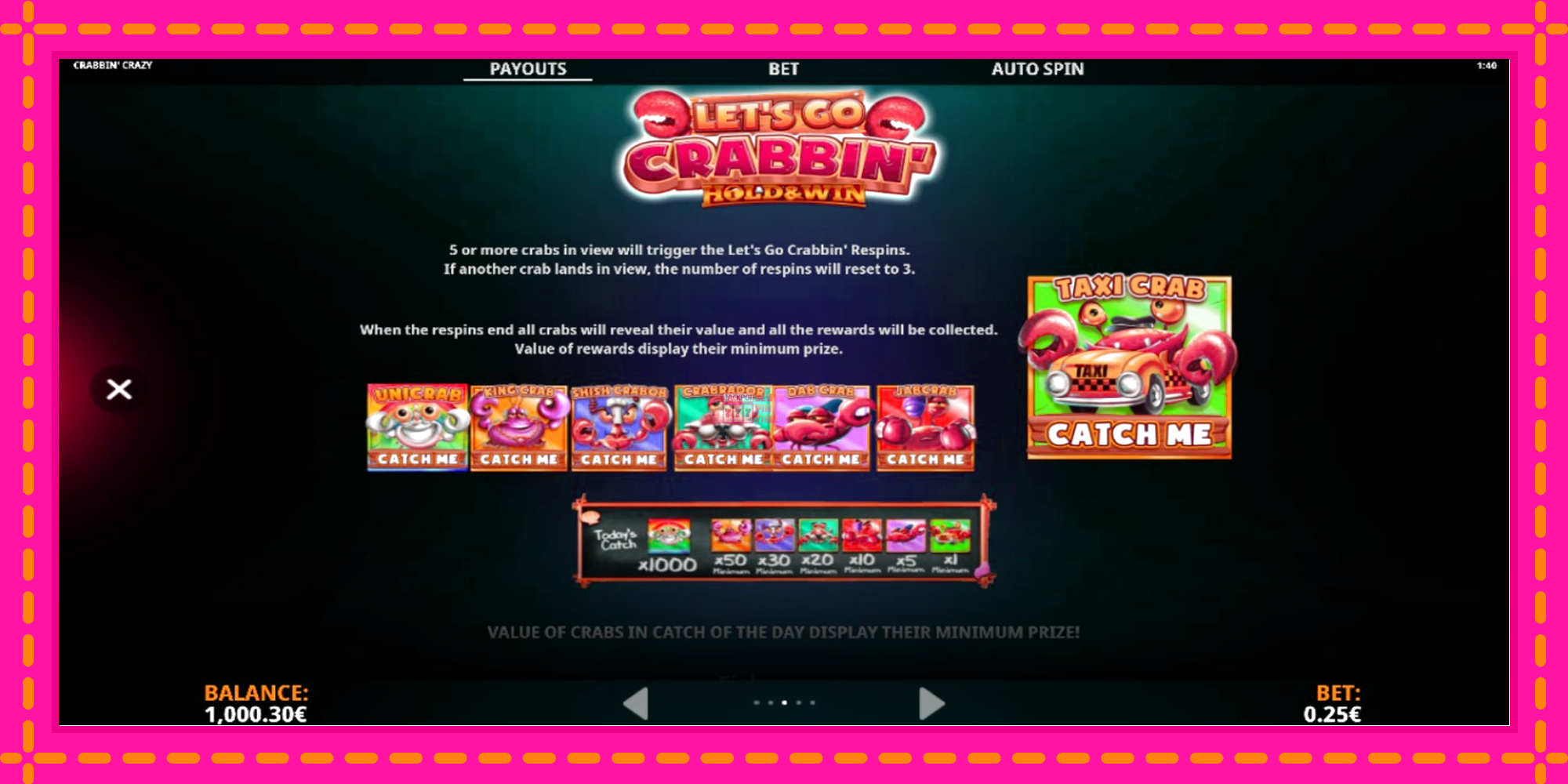 Slot machine Crabbin Crazy gratuitamente, immagine 6