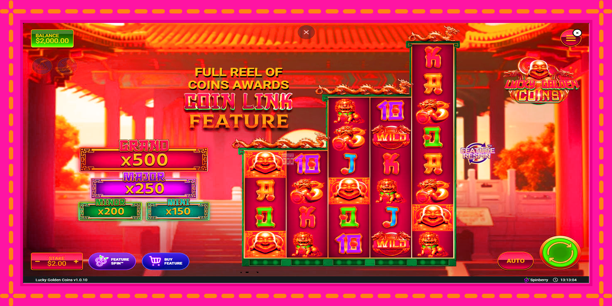 Slot machine Lucky Golden Coins gratuitamente, immagine 1