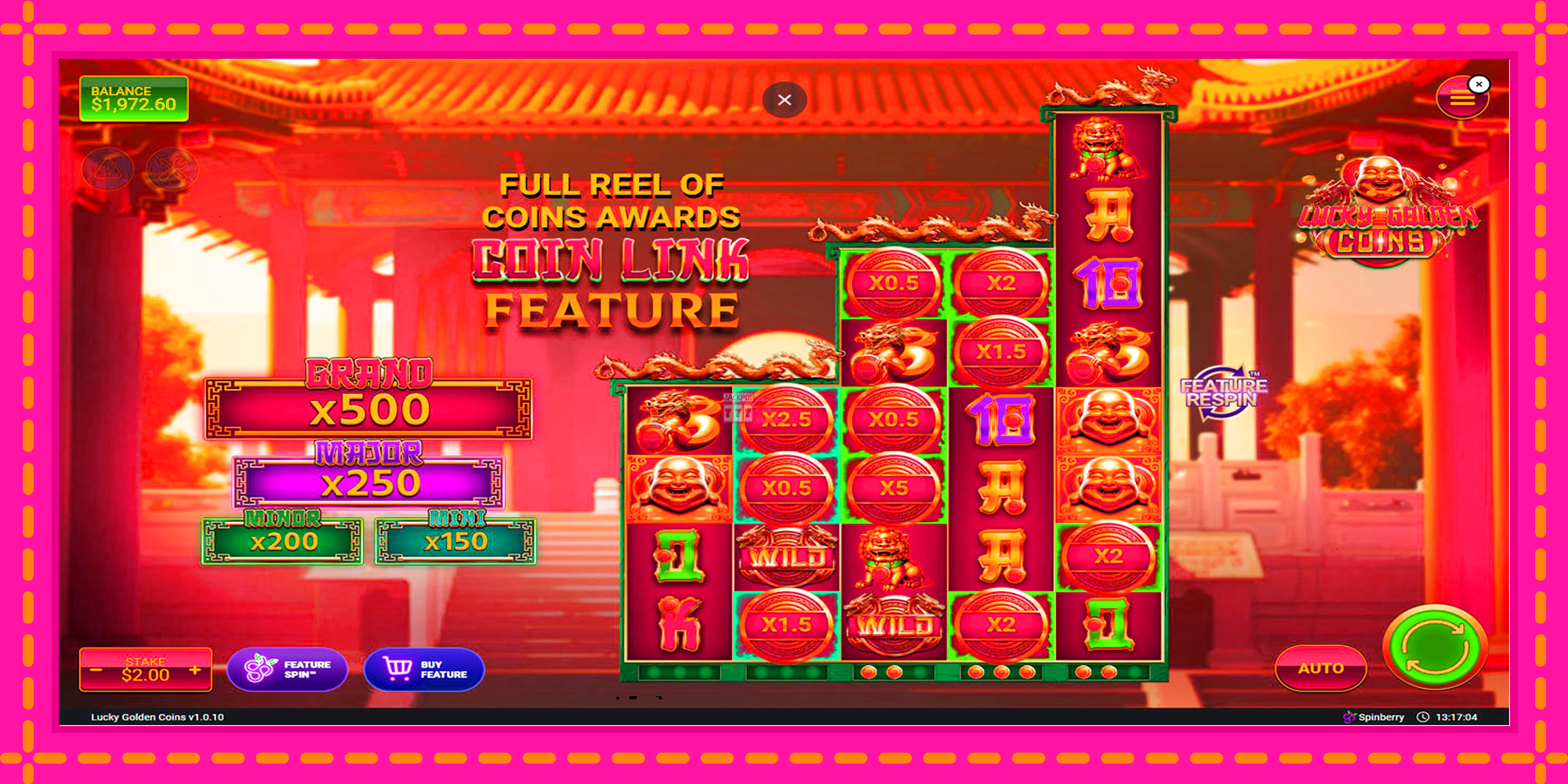 Slot machine Lucky Golden Coins gratuitamente, immagine 4