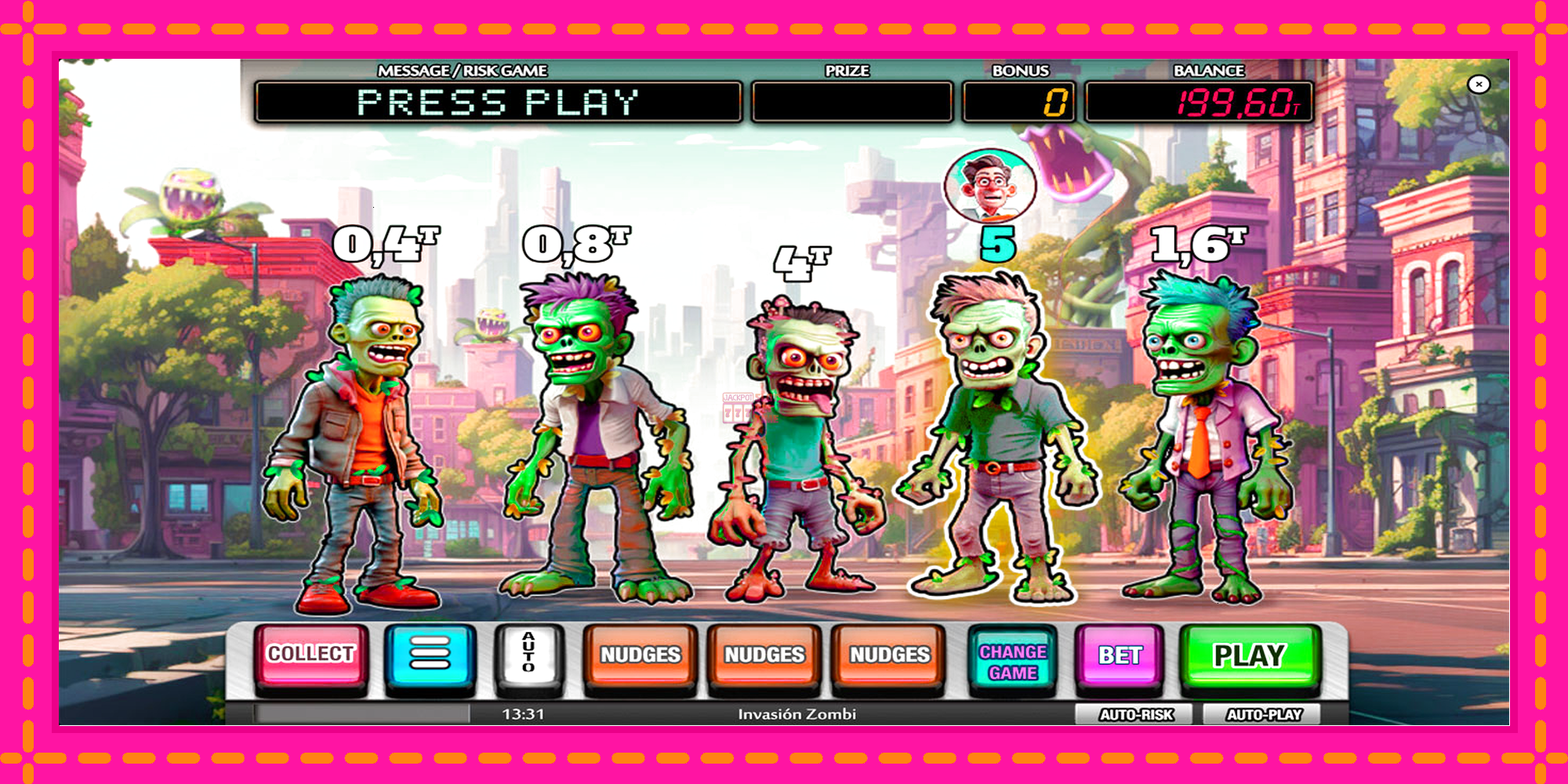 Slot machine Invasion Zombie gratuitamente, immagine 2