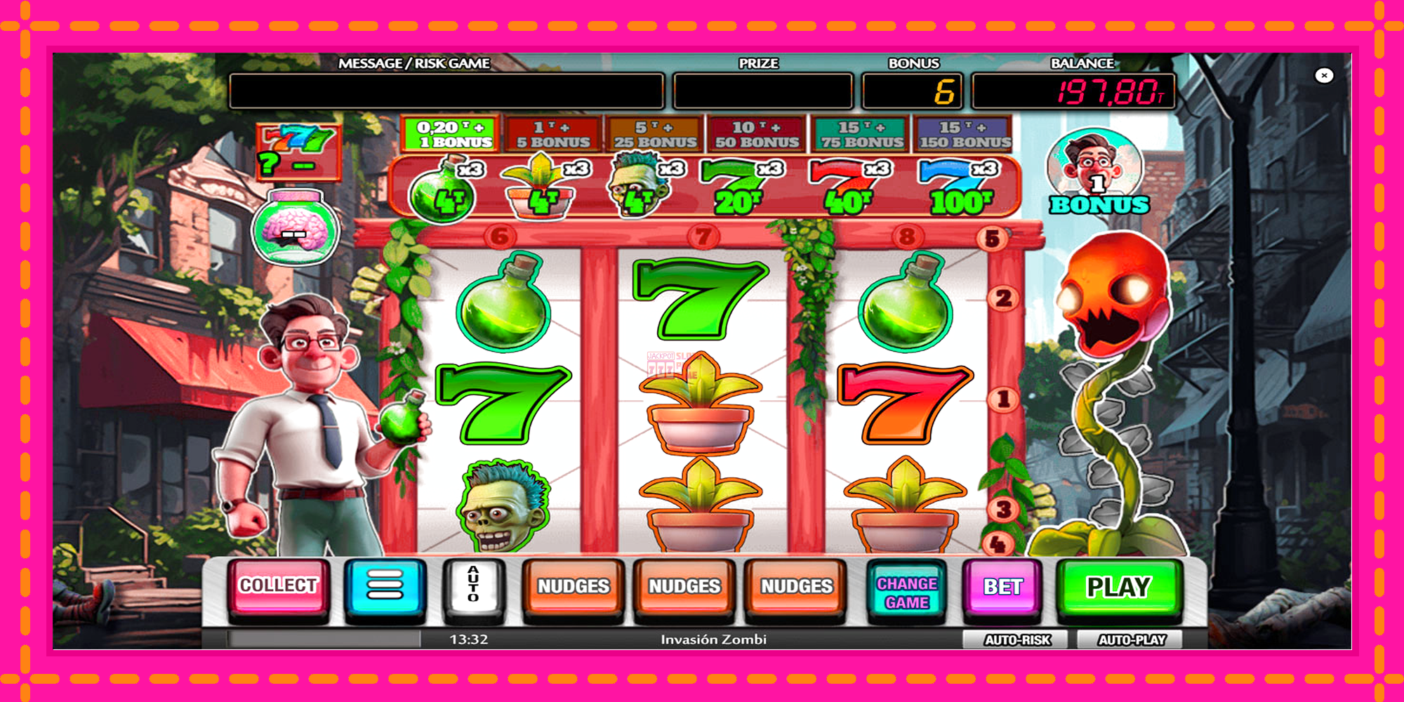 Slot machine Invasion Zombie gratuitamente, immagine 3