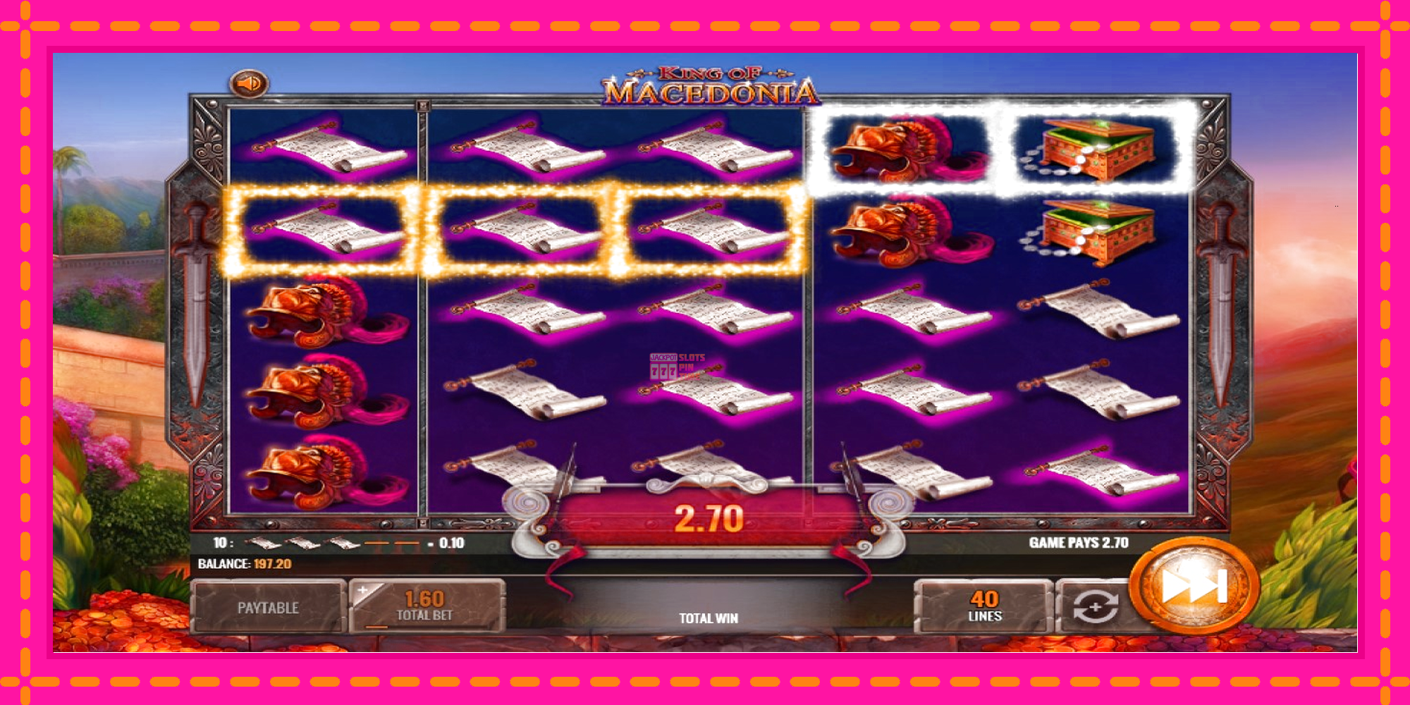 Slot machine King of Macedonia gratuitamente, immagine 4