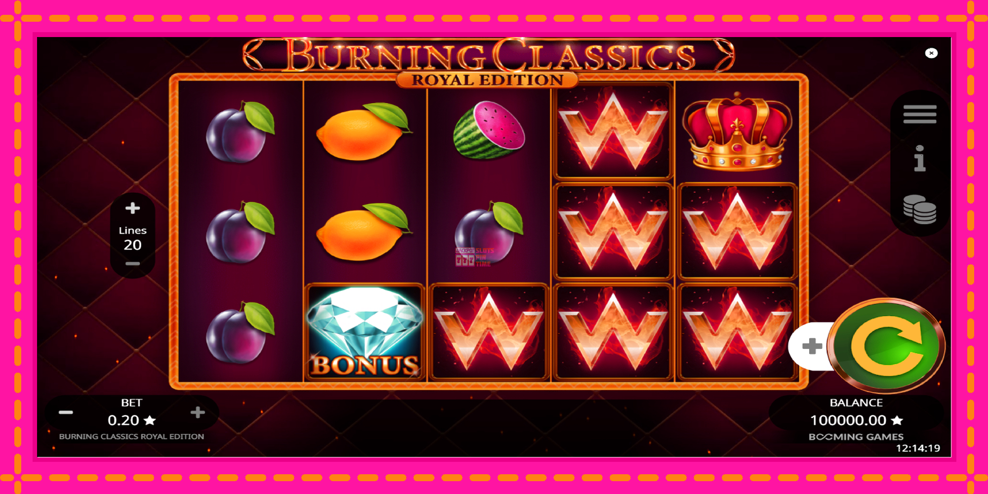 Slot machine Burning Classics Royal Edition gratuitamente, immagine 2