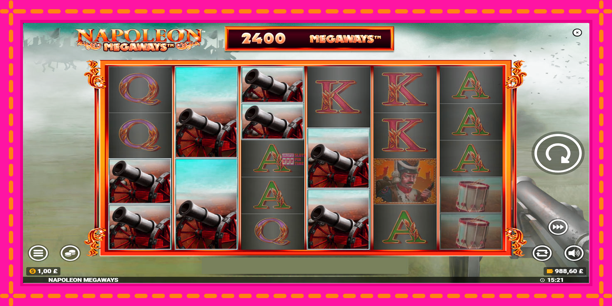 Slot machine Napoleon Megaways gratuitamente, immagine 4