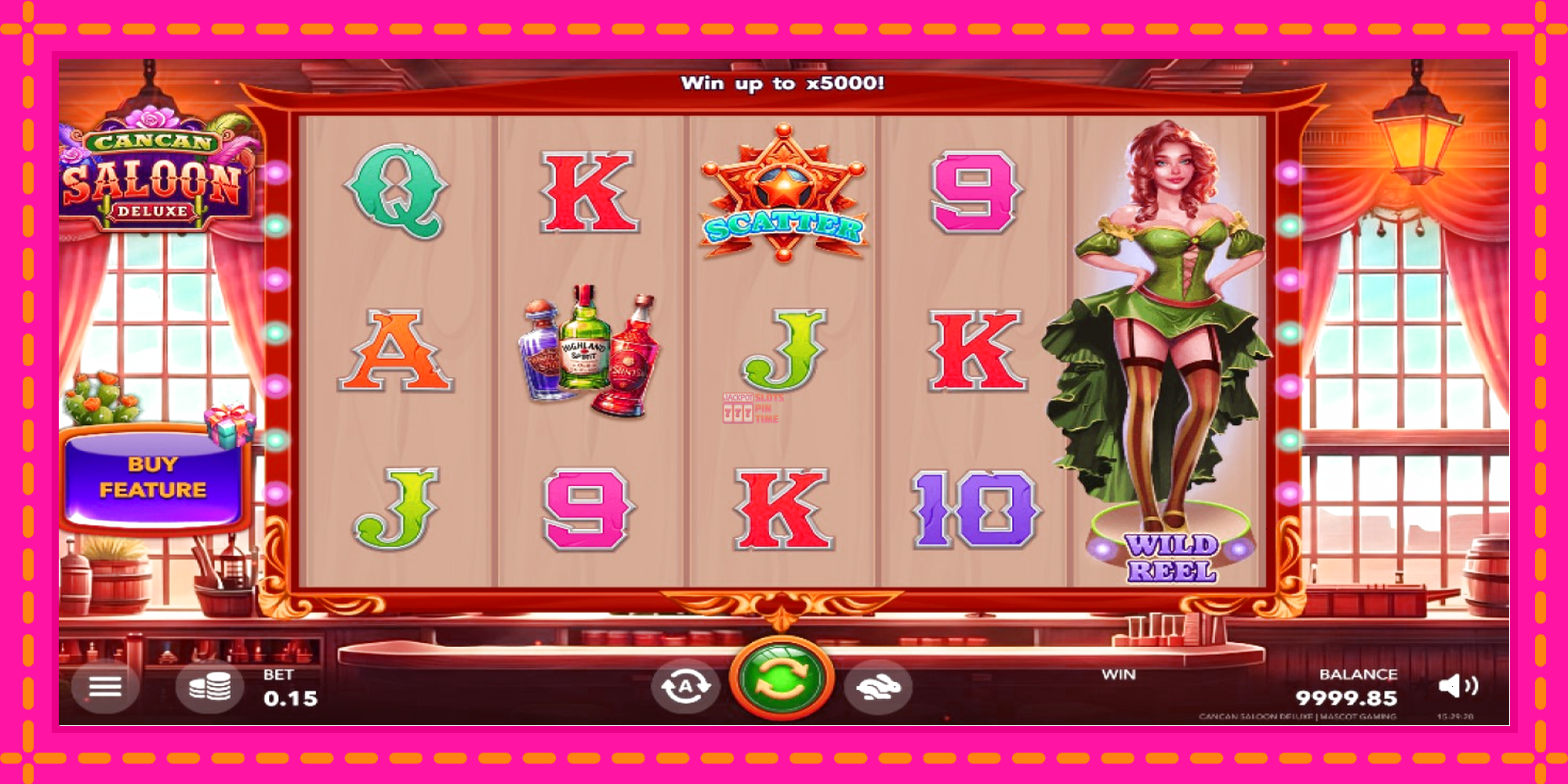 Slot machine Cancan Saloon Deluxe gratuitamente, immagine 2