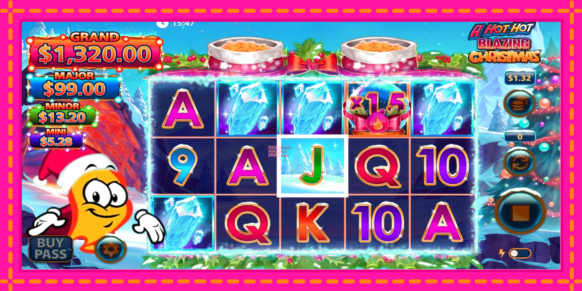 Slot machine A Hot Hot Blazing Christmas gratuitamente, immagine 2