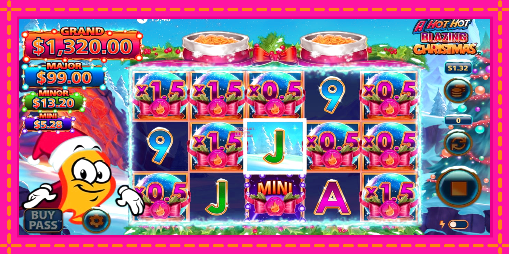 Slot machine A Hot Hot Blazing Christmas gratuitamente, immagine 3