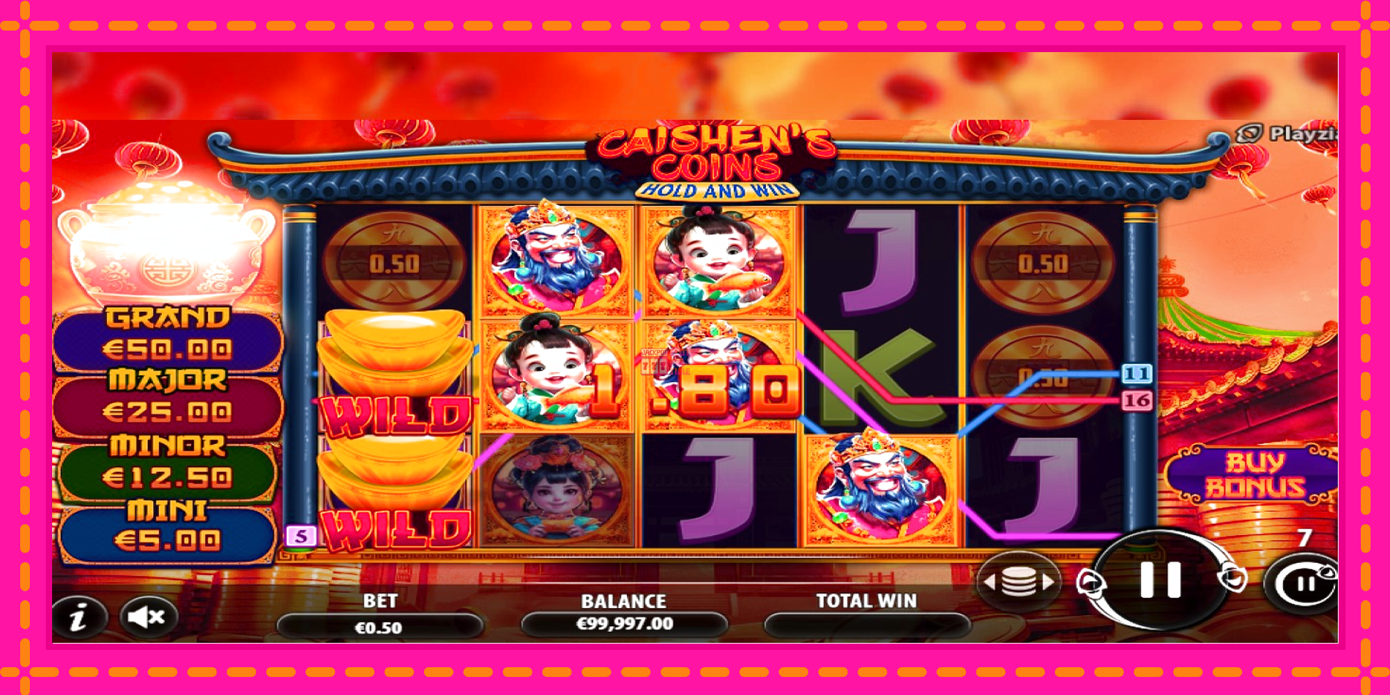 Slot machine Caishens Coins gratuitamente, immagine 4