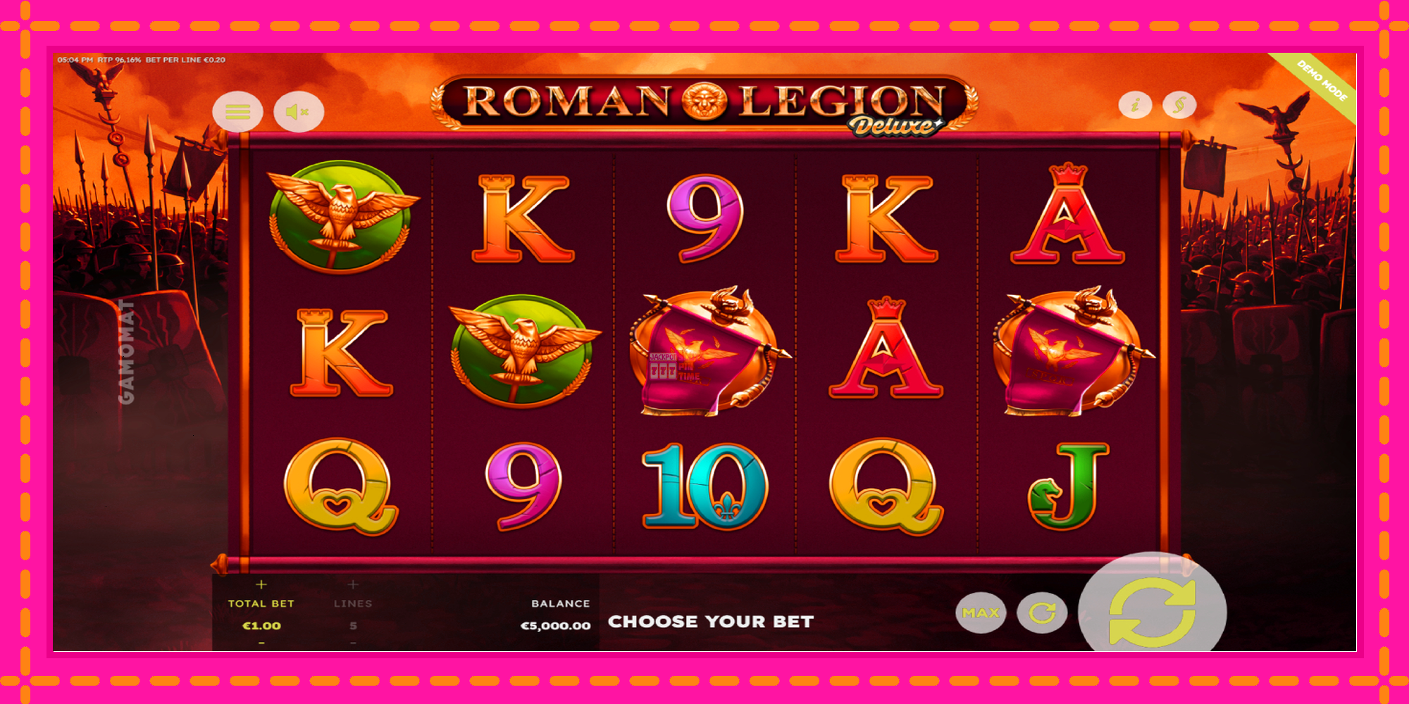 Slot machine Roman Legion Deluxe gratuitamente, immagine 2