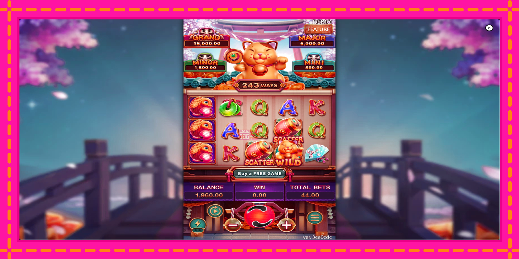 Slot machine Win Win Neko gratuitamente, immagine 2