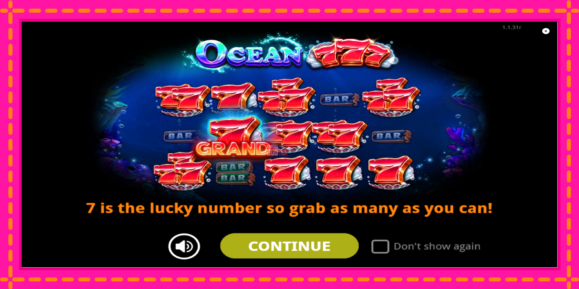 Slot machine Ocean 777 gratuitamente, immagine 1