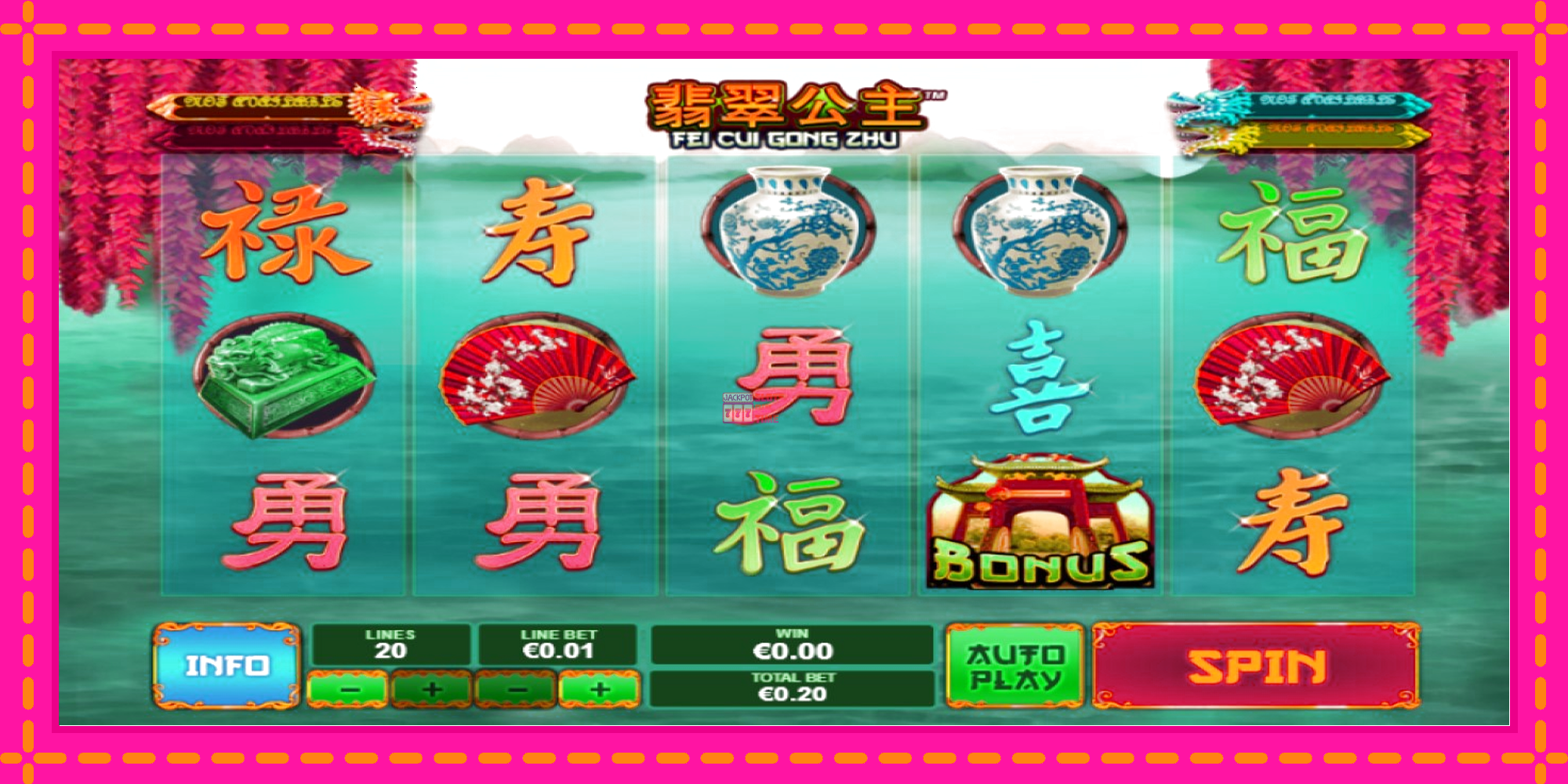 Slot machine Fei Cui Gong Zhu gratuitamente, immagine 1