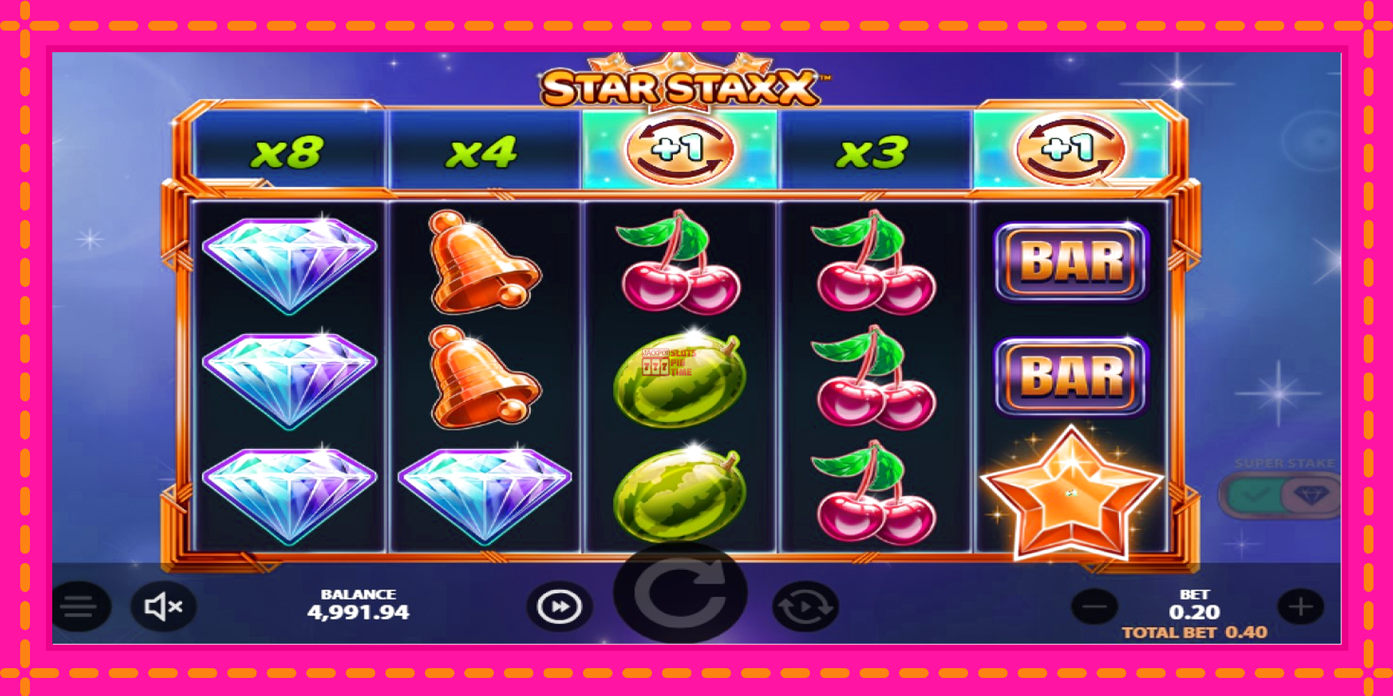 Slot machine Star Staxx gratuitamente, immagine 3