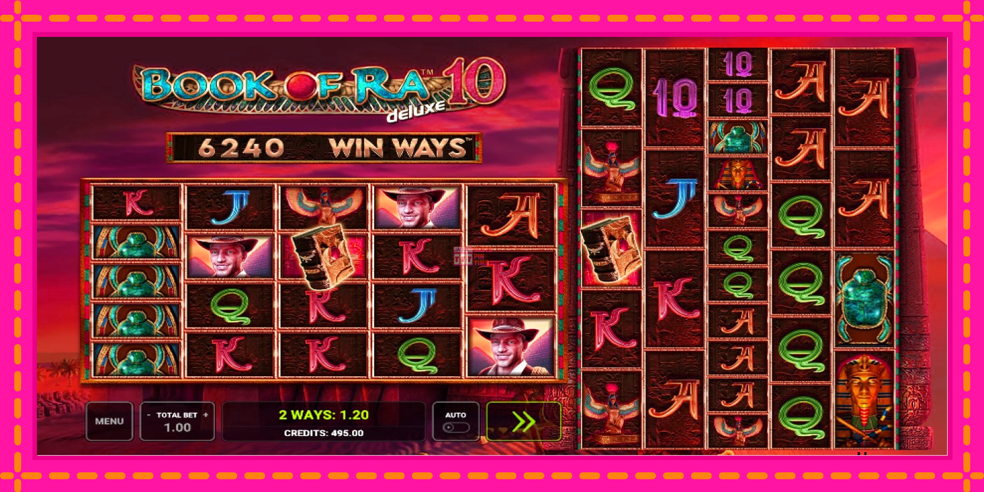 Slot machine Book of Ra Deluxe 10 Win Ways gratuitamente, immagine 2