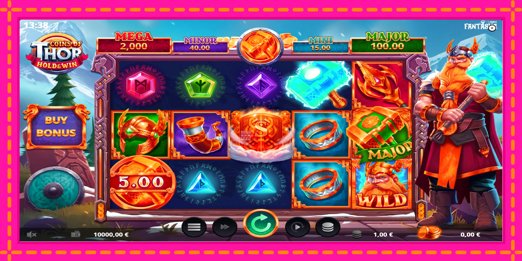 Slot machine Coins of Thor gratuitamente, immagine 2