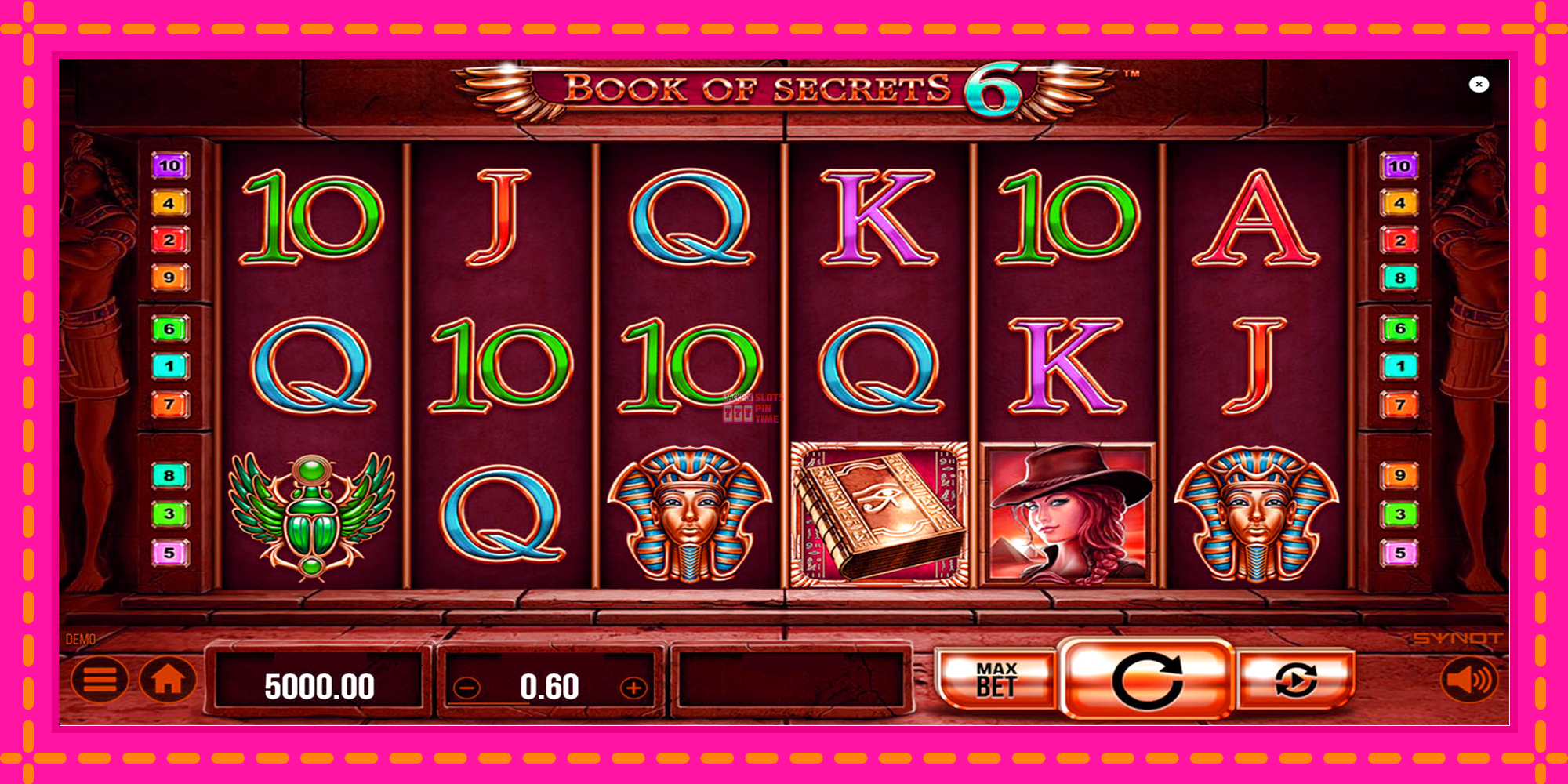 Slot machine Book of Secrets 6 gratuitamente, immagine 1