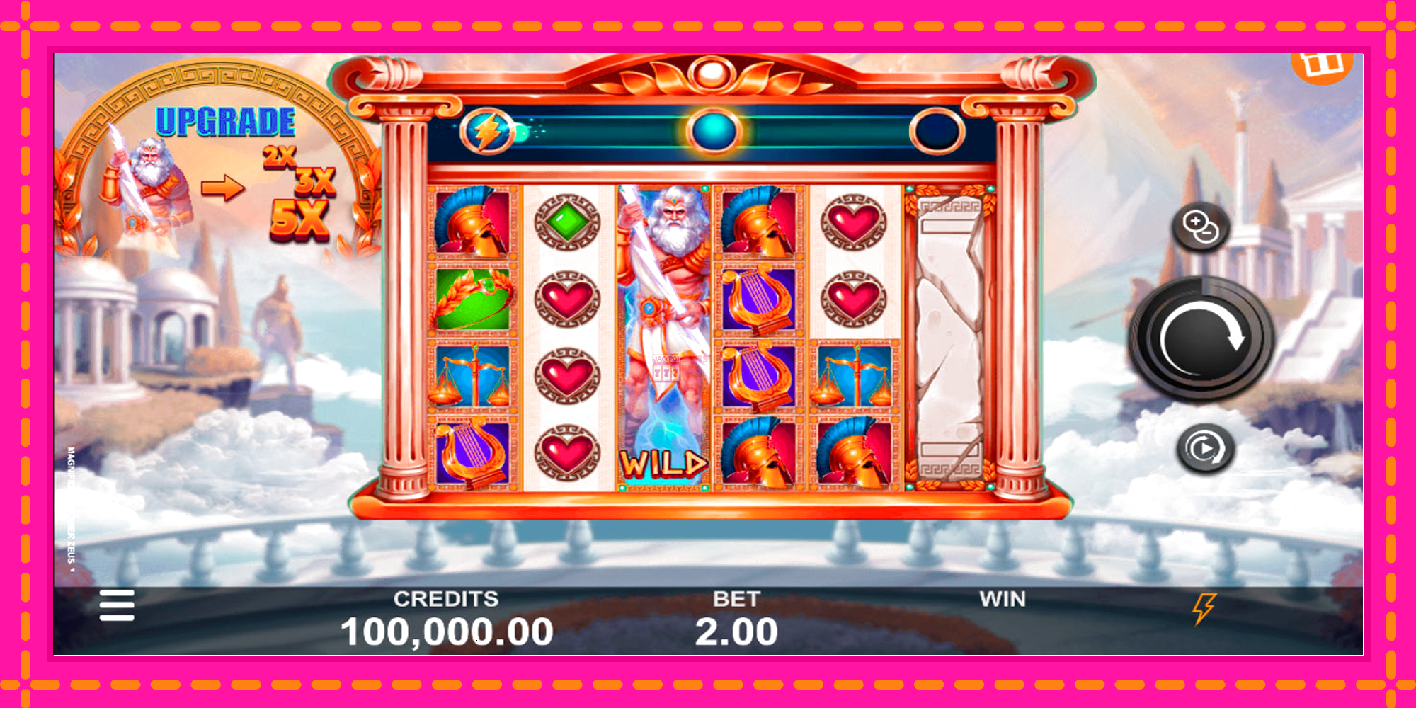 Slot machine Magnificent Power Zeus gratuitamente, immagine 1