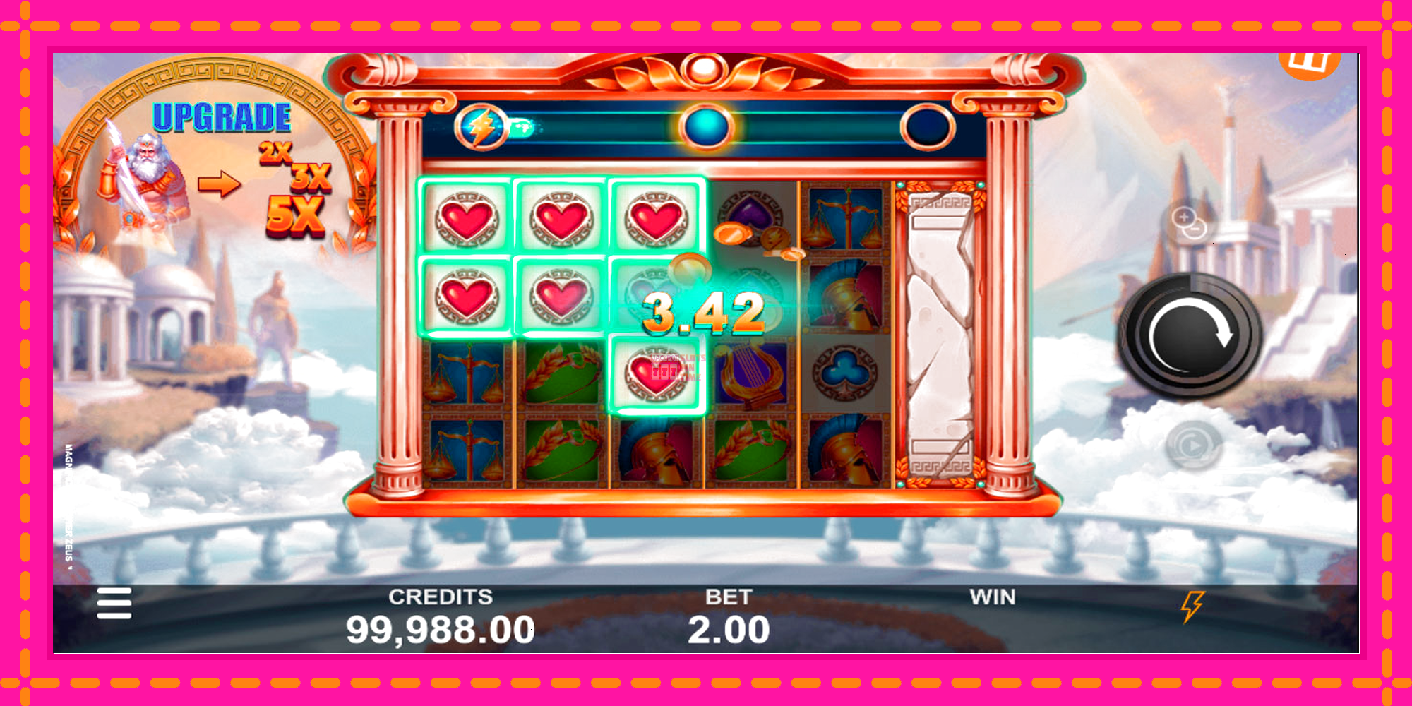 Slot machine Magnificent Power Zeus gratuitamente, immagine 2