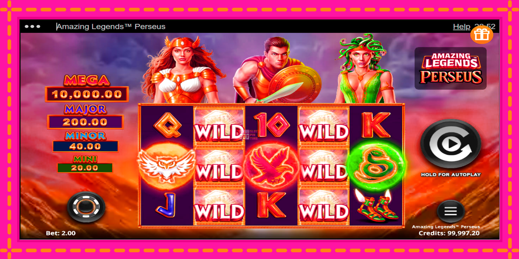 Slot machine Amazing Legends Perseus gratuitamente, immagine 1