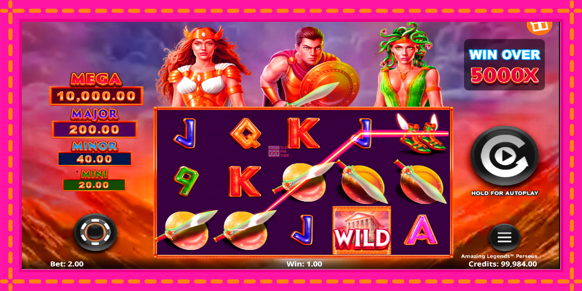 Slot machine Amazing Legends Perseus gratuitamente, immagine 5