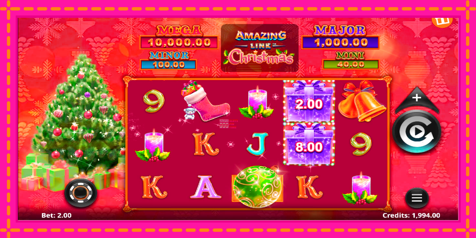 Slot machine Amazing Link Christmas gratuitamente, immagine 2