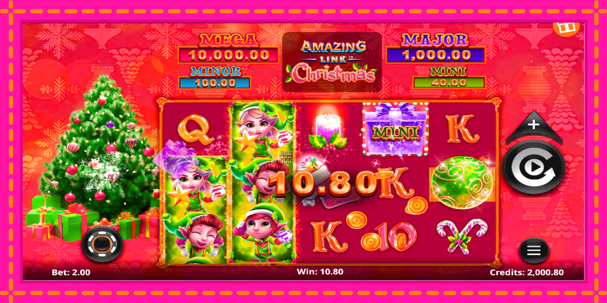 Slot machine Amazing Link Christmas gratuitamente, immagine 3