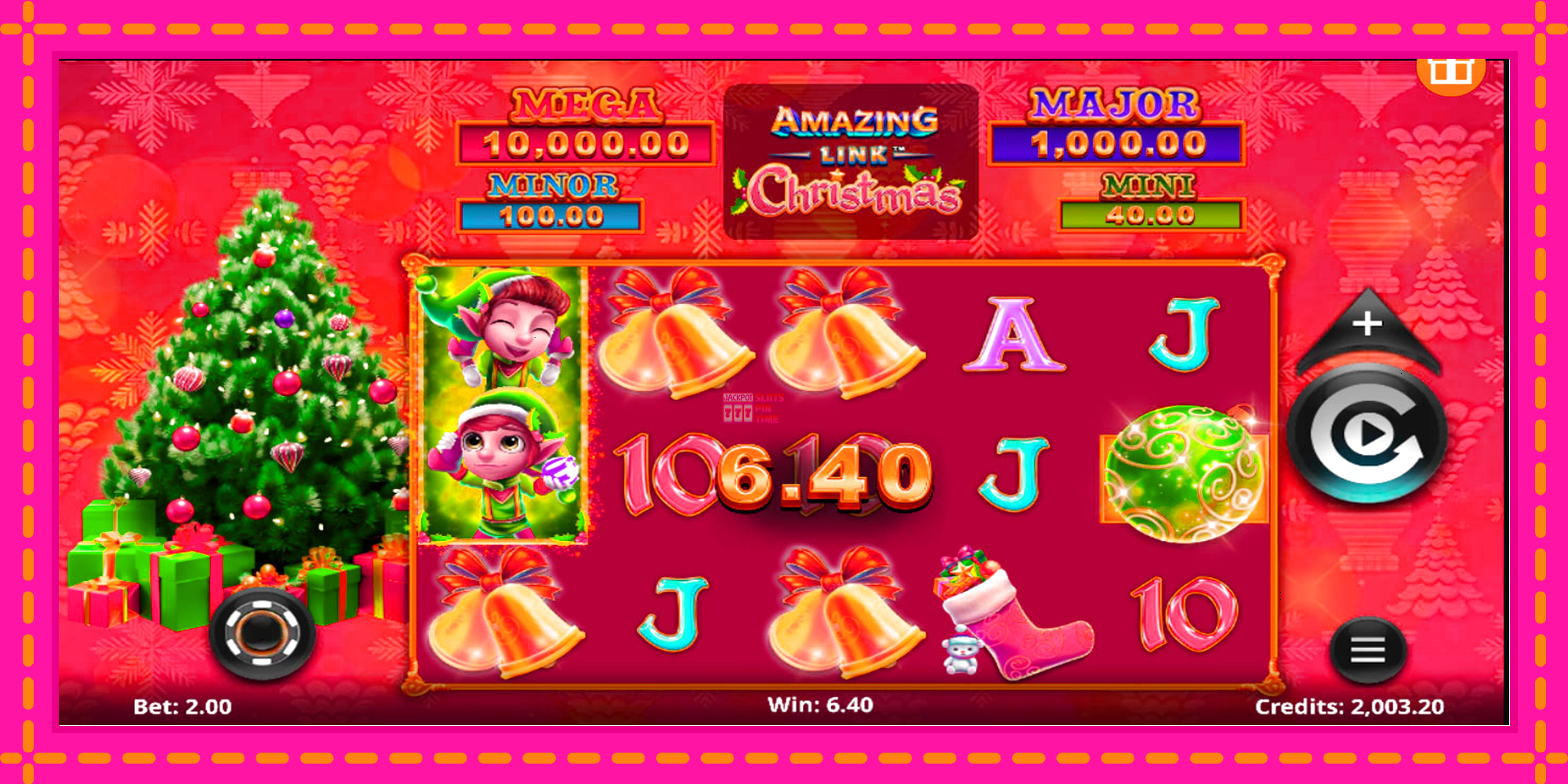 Slot machine Amazing Link Christmas gratuitamente, immagine 4