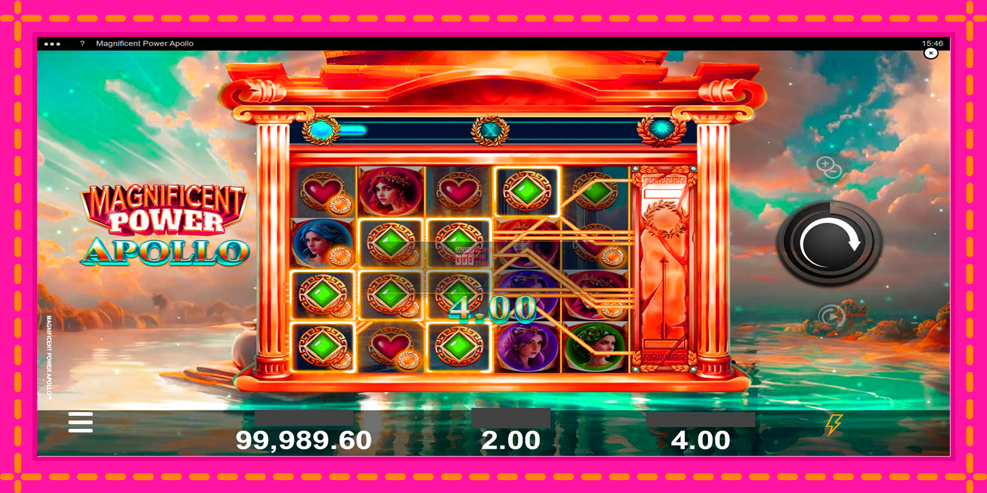 Slot machine Magnificent Power Apollo gratuitamente, immagine 3