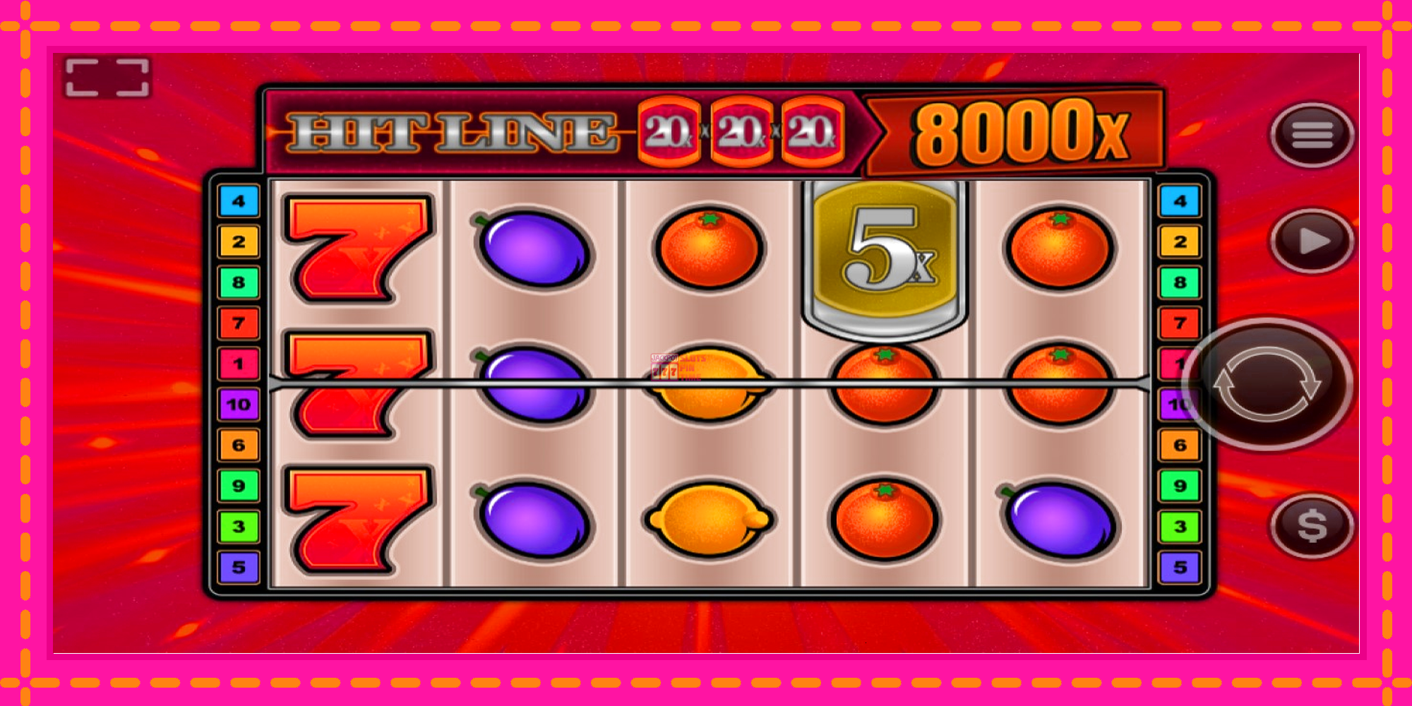 Slot machine Hit Line gratuitamente, immagine 2