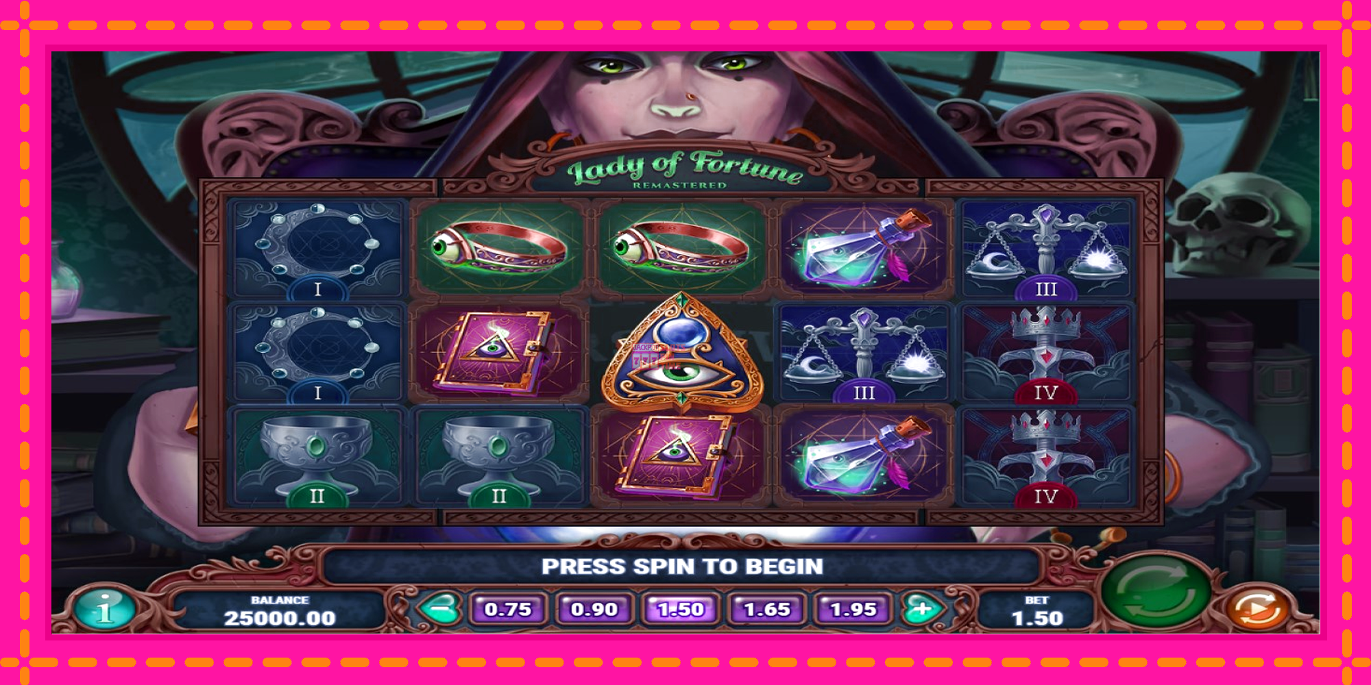 Slot machine Lady of Fortune Remastered gratuitamente, immagine 1