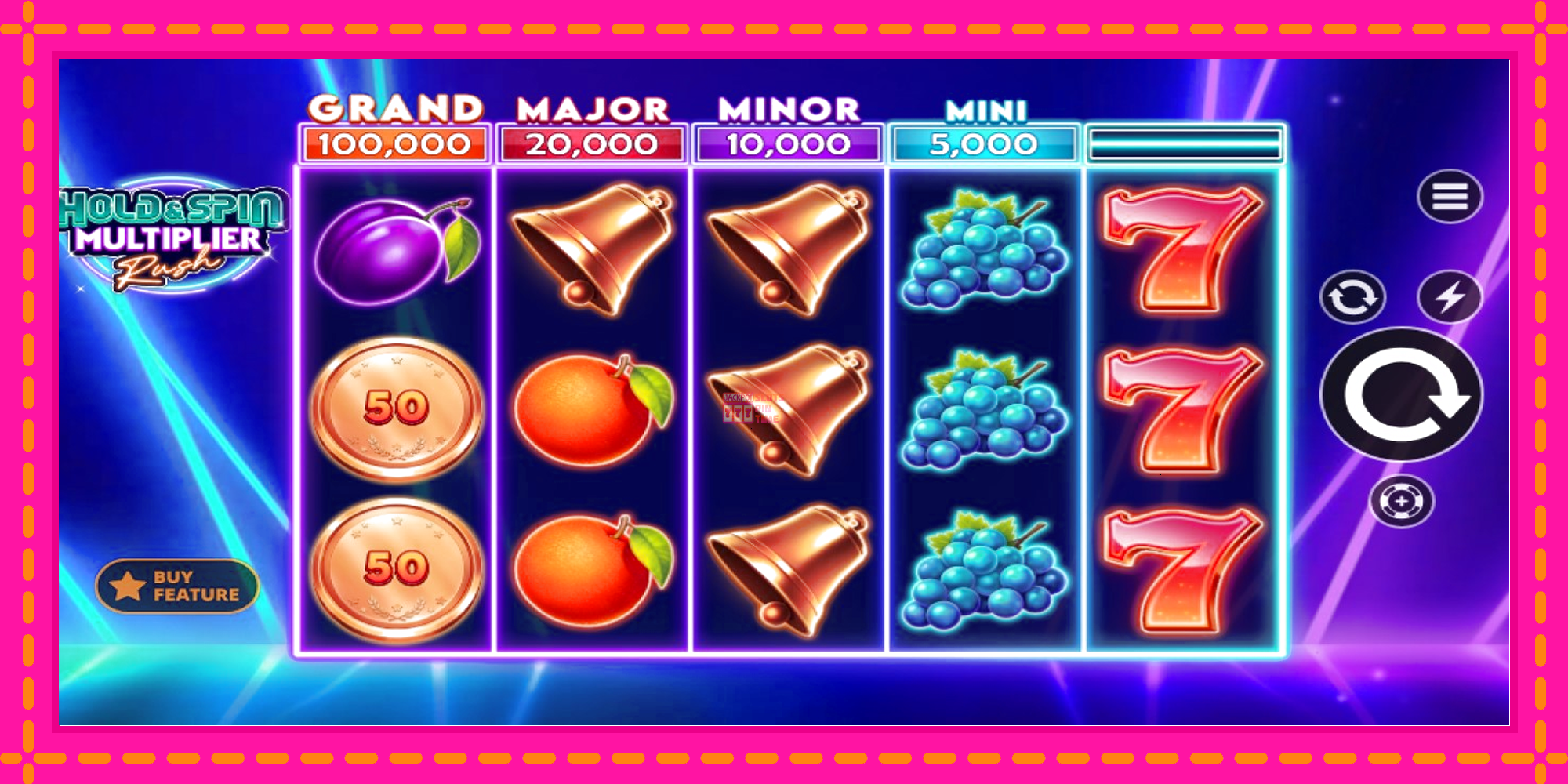 Slot machine Hold & Spin Multiplier Rush gratuitamente, immagine 2