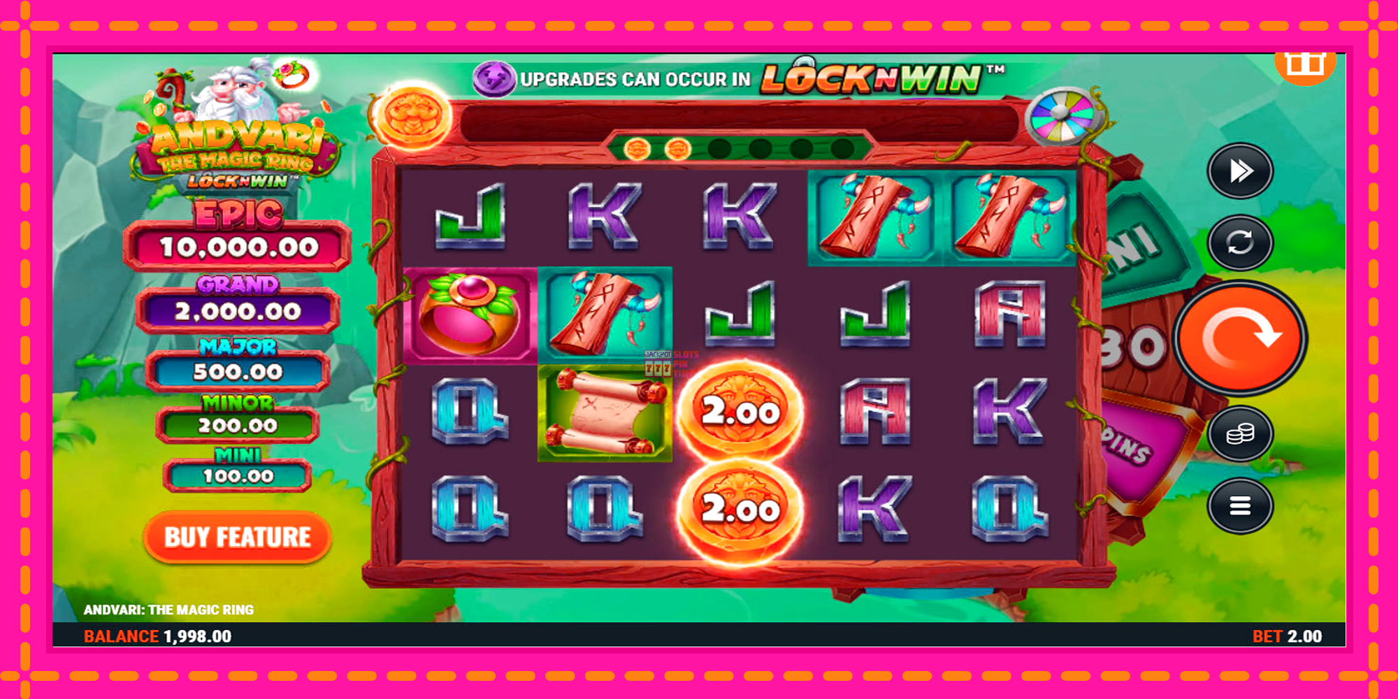 Slot machine Andvari: The Magic Ring gratuitamente, immagine 2