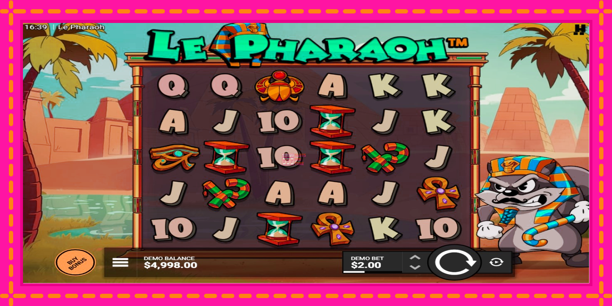 Slot machine Le Pharaoh gratuitamente, immagine 2