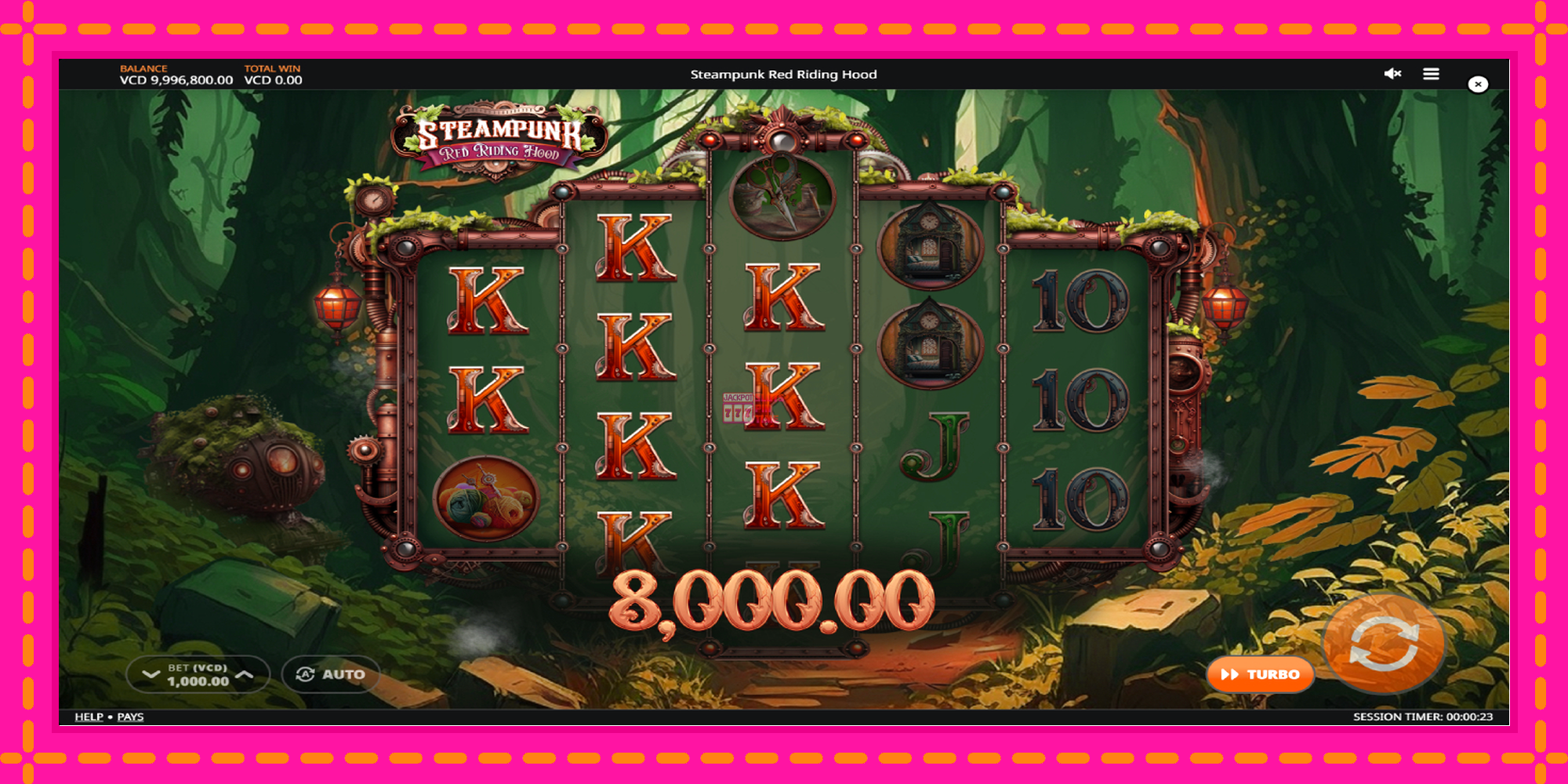 Slot machine Steampunk Red Riding Hood gratuitamente, immagine 4