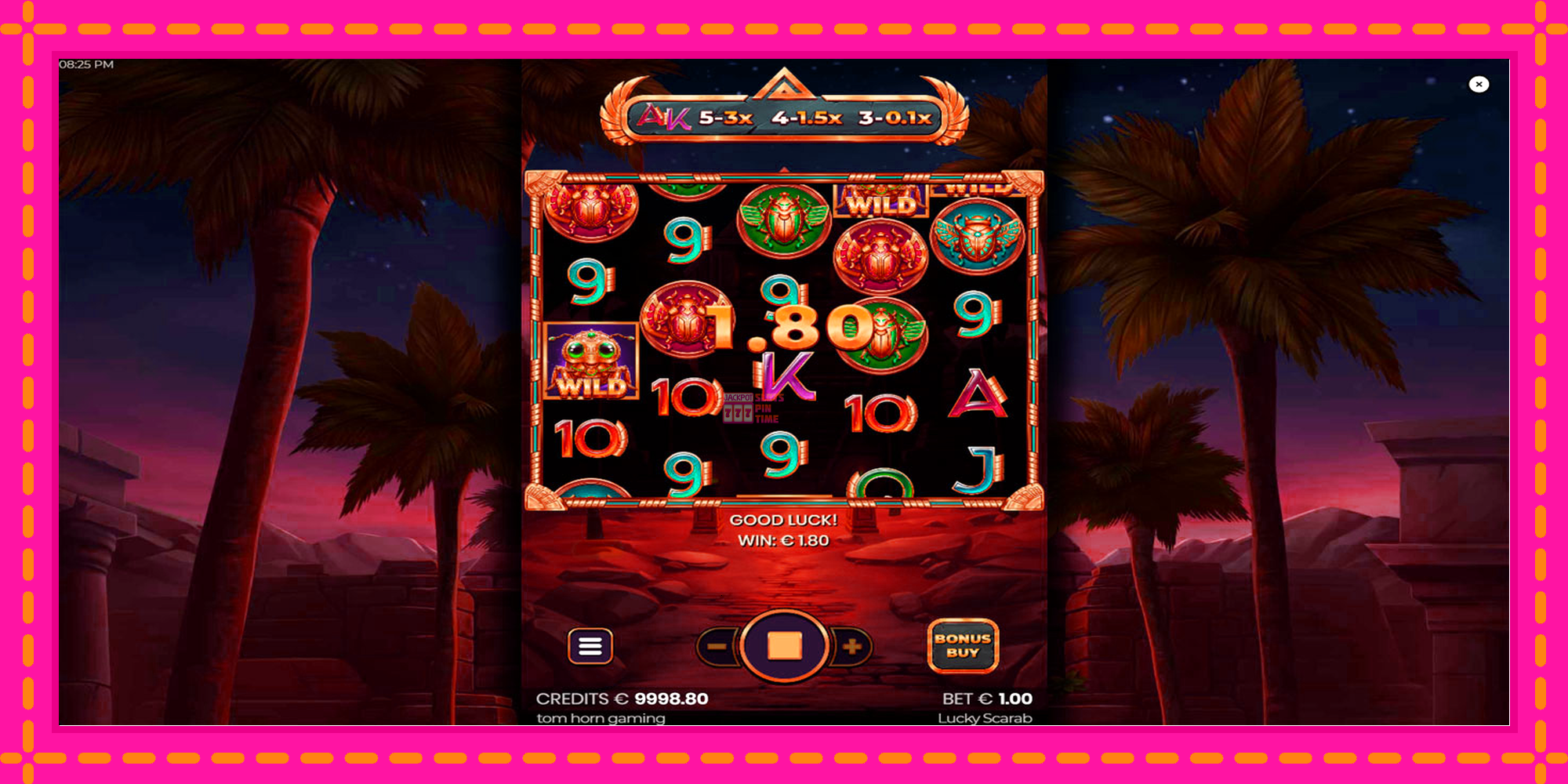 Slot machine Lucky Scarab gratuitamente, immagine 2