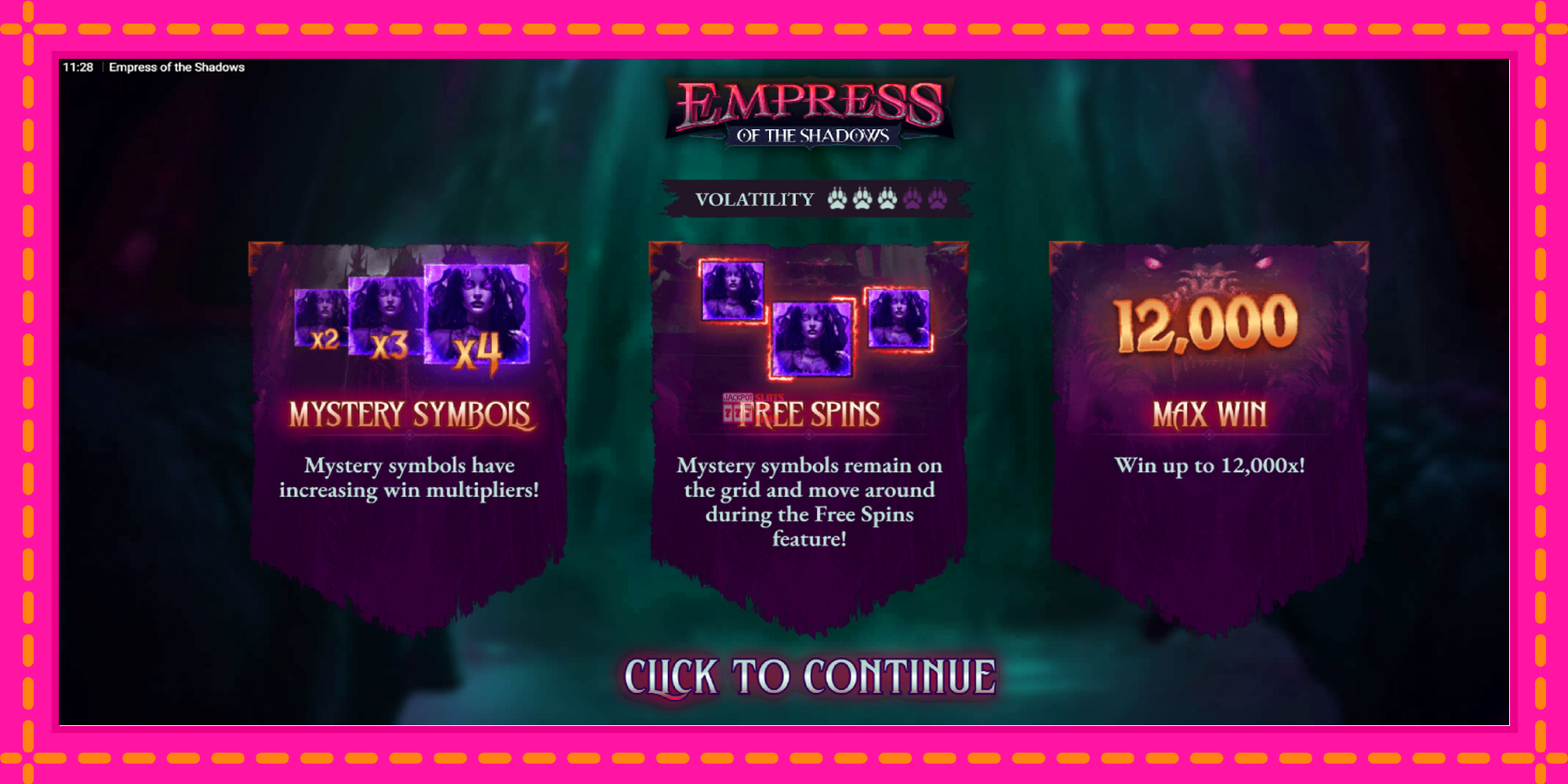 Slot machine Empress of the Shadows gratuitamente, immagine 1