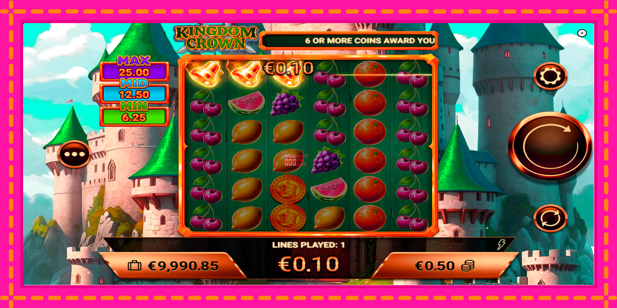 Slot machine Kingdom Crown gratuitamente, immagine 2