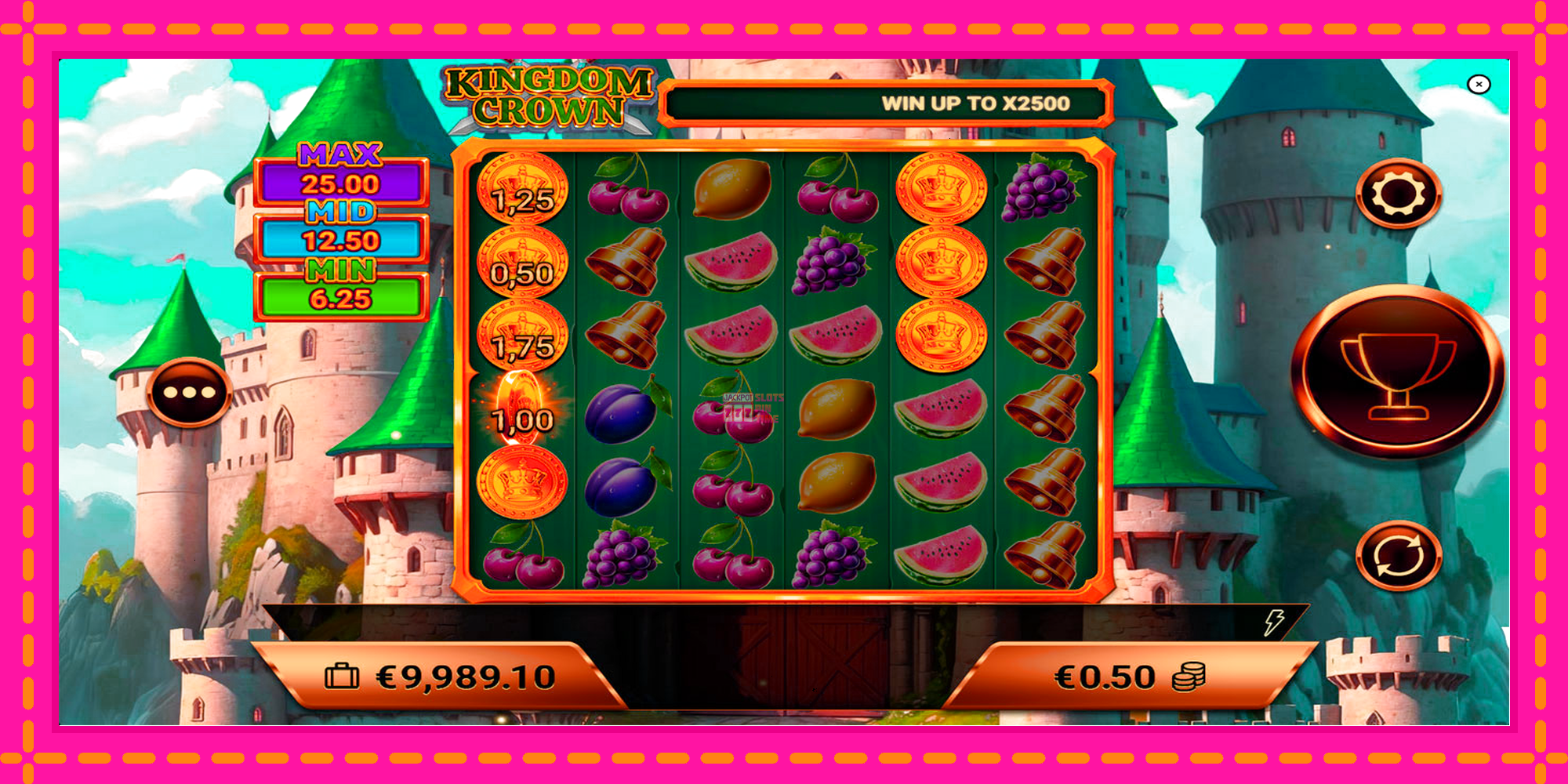 Slot machine Kingdom Crown gratuitamente, immagine 4