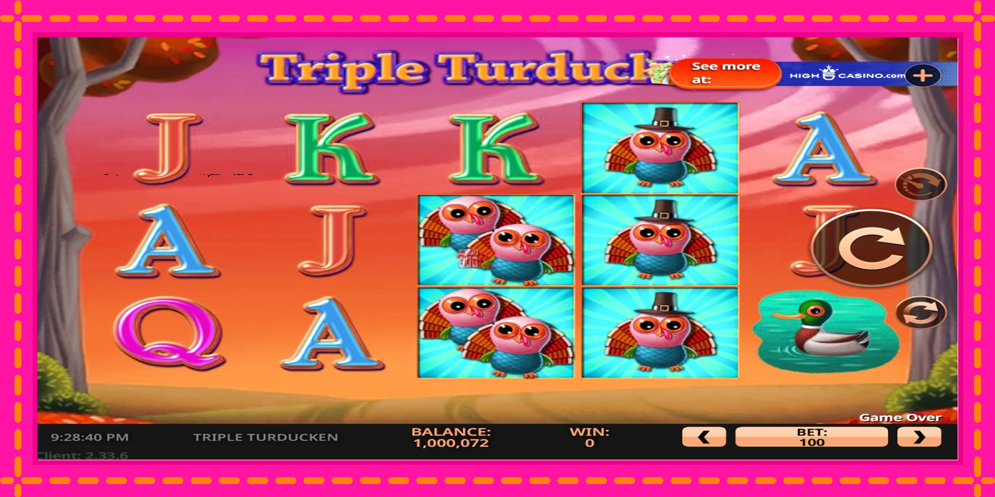 Slot machine Triple Turducken gratuitamente, immagine 1