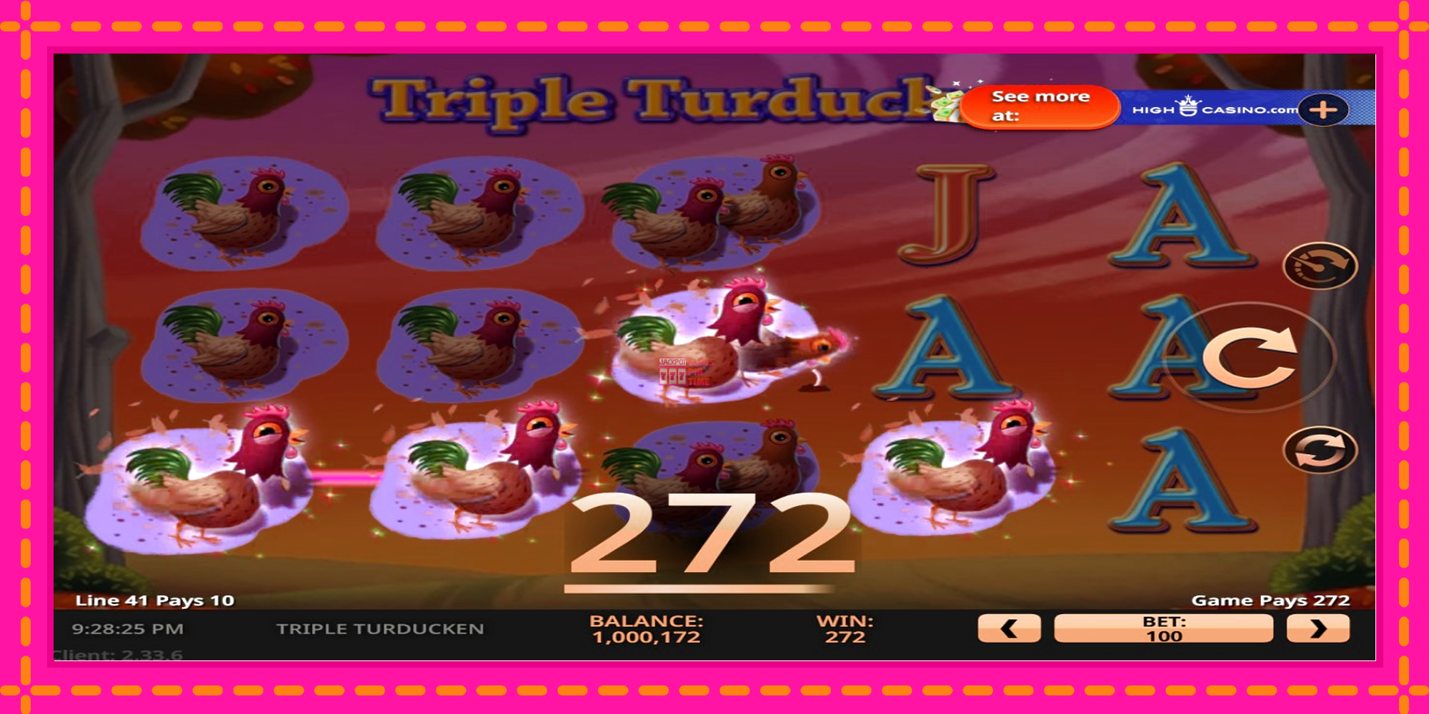 Slot machine Triple Turducken gratuitamente, immagine 2