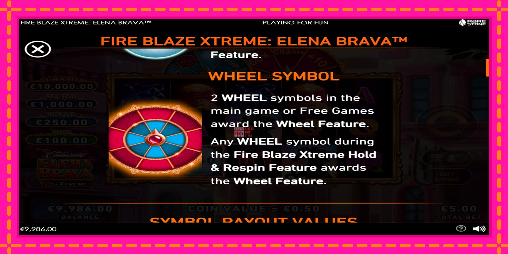 Slot machine Fire Blaze Extreme: Elena Brava gratuitamente, immagine 5